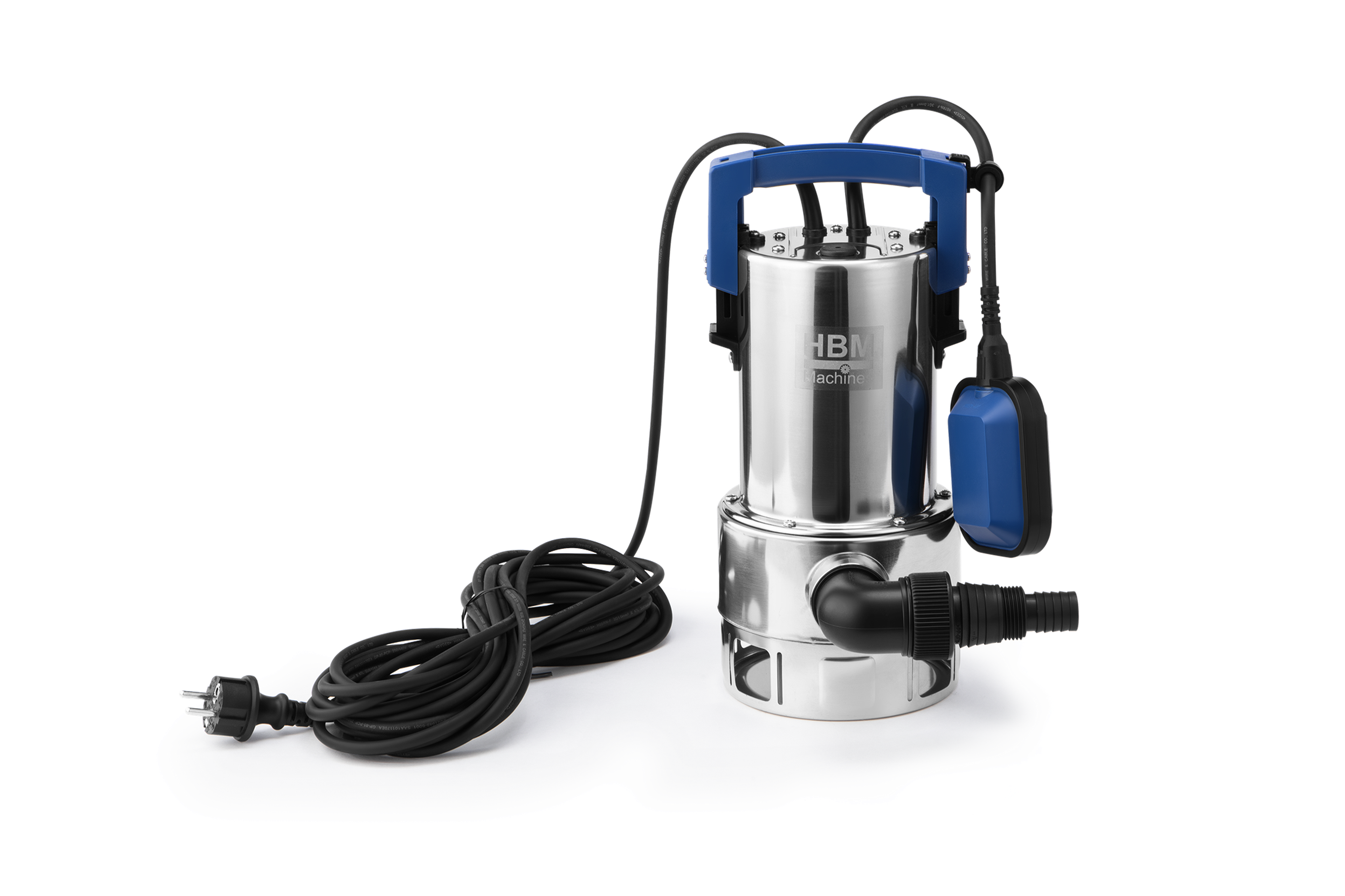 HBM pompa sommersa acque sporche inox 550W 10000 l/h