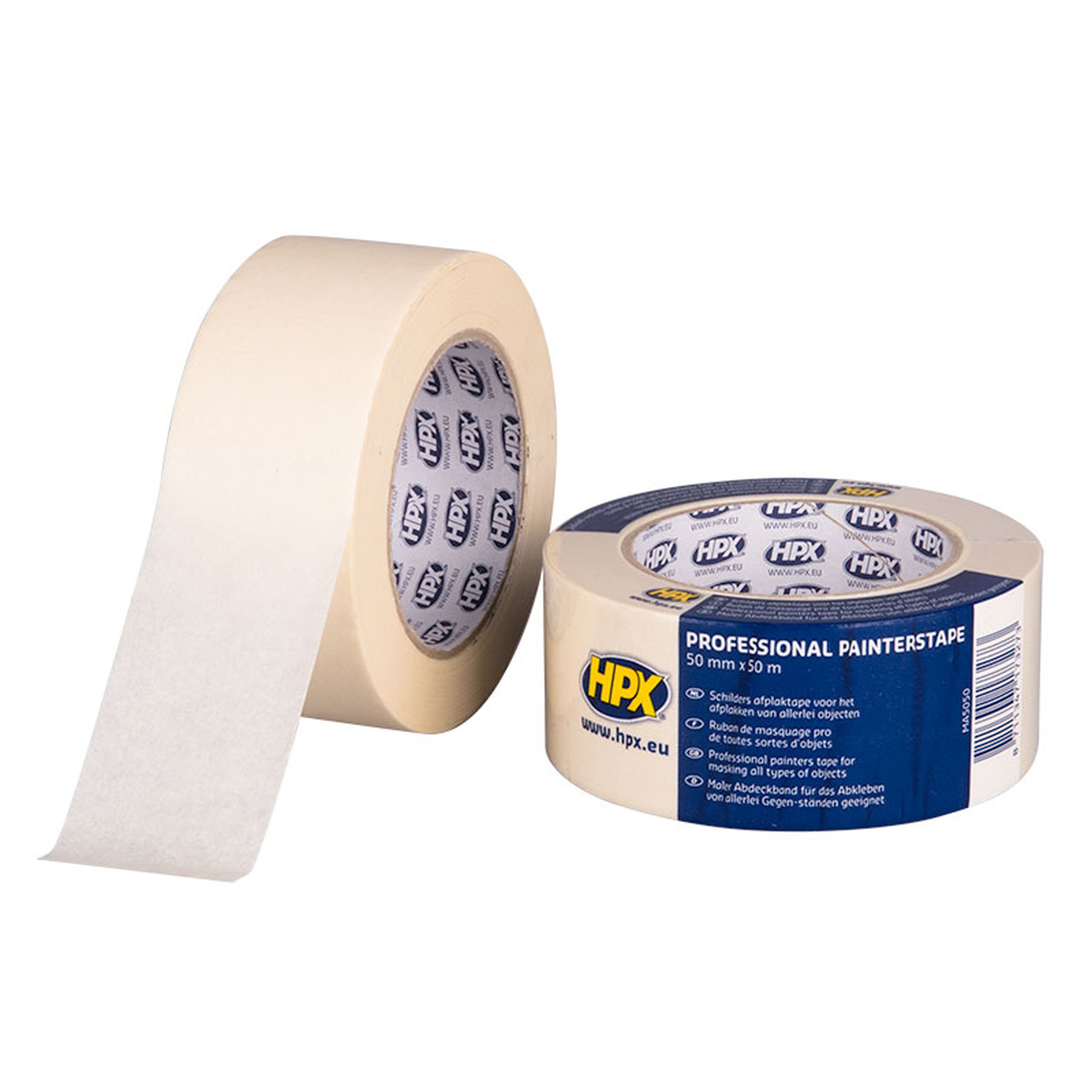 HPX masking tapes crèmewit 60 °C | 50 mm Image 1