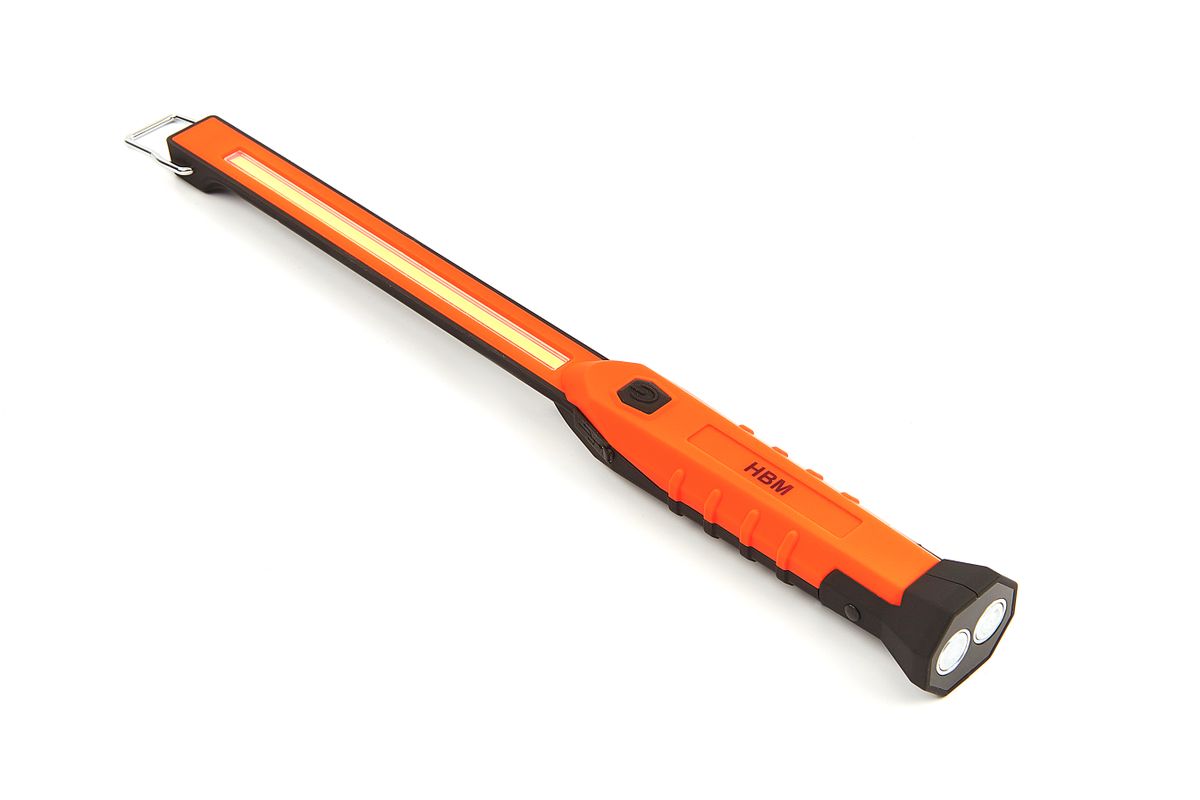 HBM LED wiederaufladbare Taschenlampe 300 Lumen, extra schmal