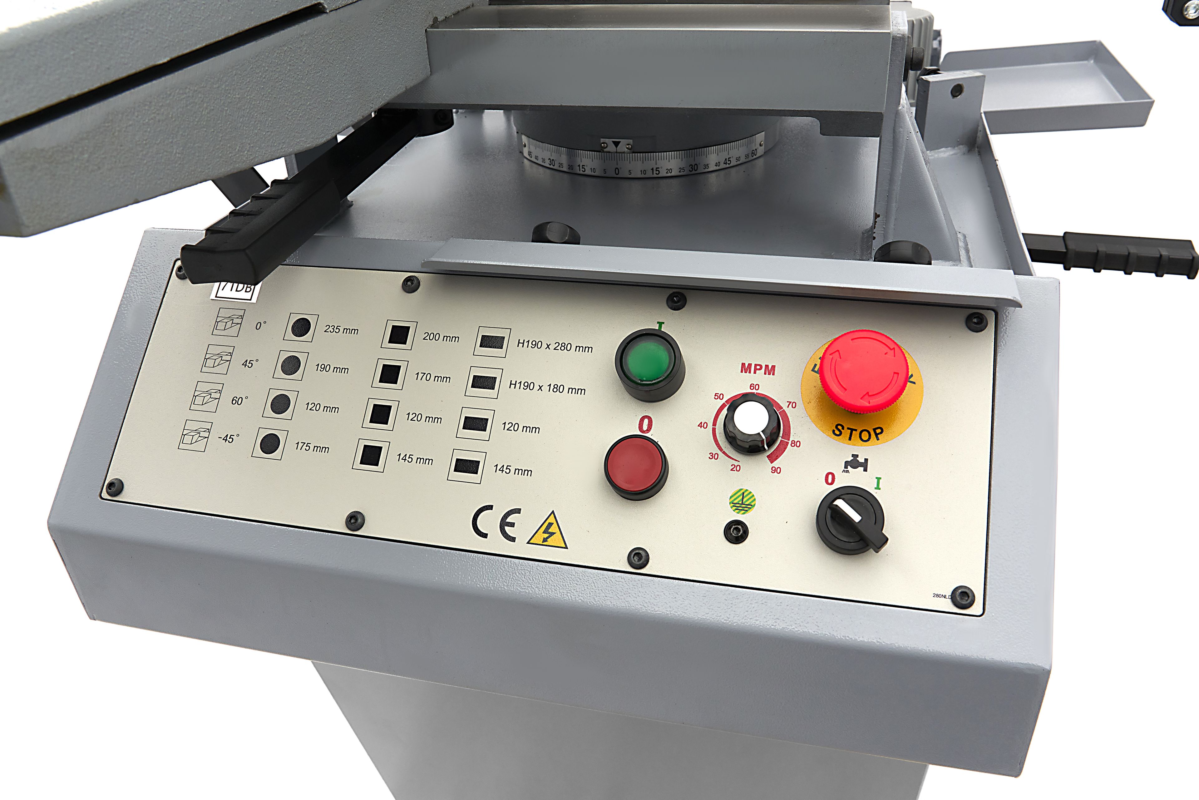 HBM Sega a nastro in metallo 280NL 400 volt Image 8