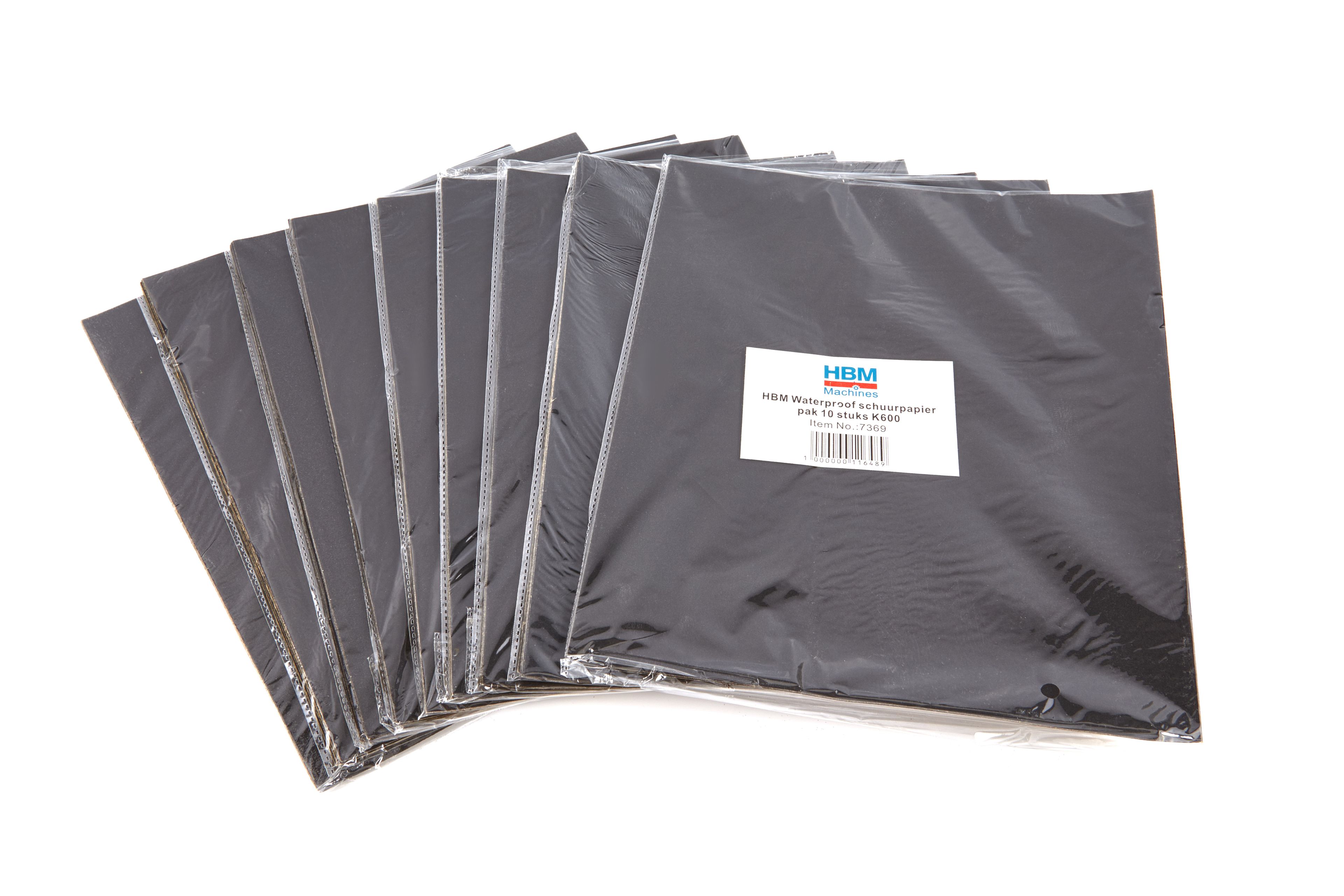 HBM Waterproof schuurpapier pak 10 stuks 1200 Image 2