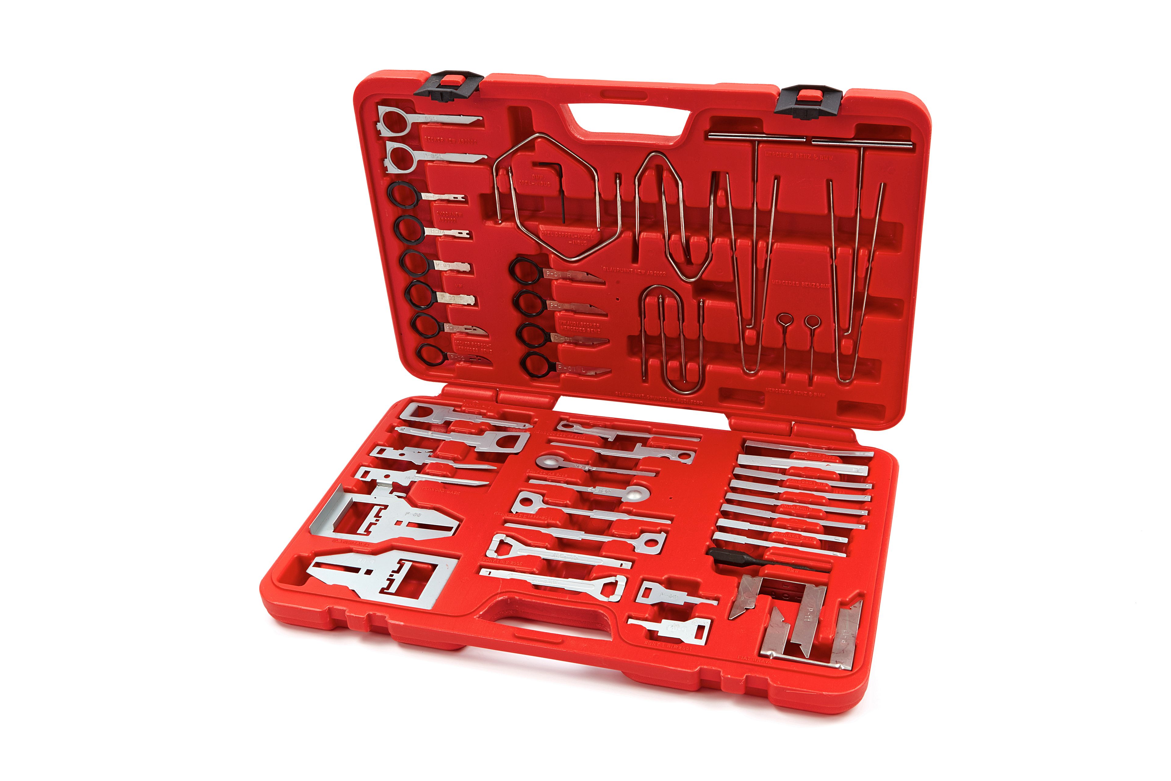 HBM set de instalación y desmontaje de radio y navegación de 52 piezas