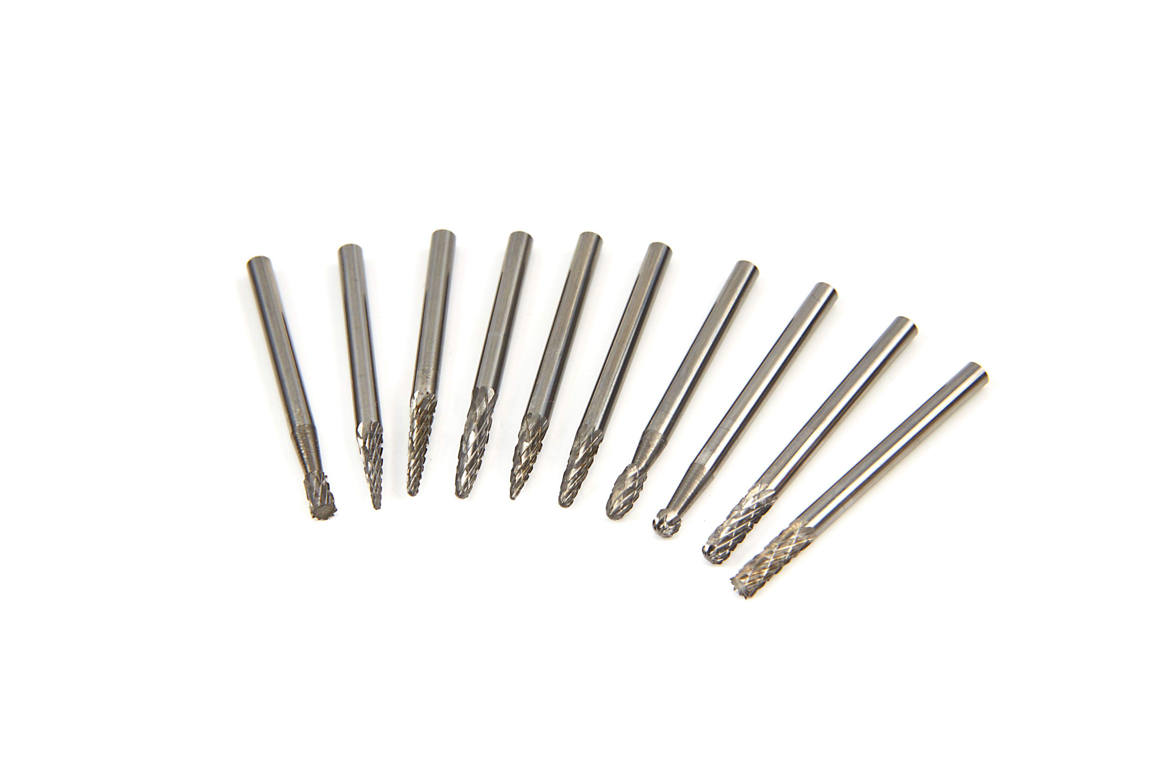 Conjunto de fresas HM de 10 piezas HBM con sujeción de 3 mm Image 2