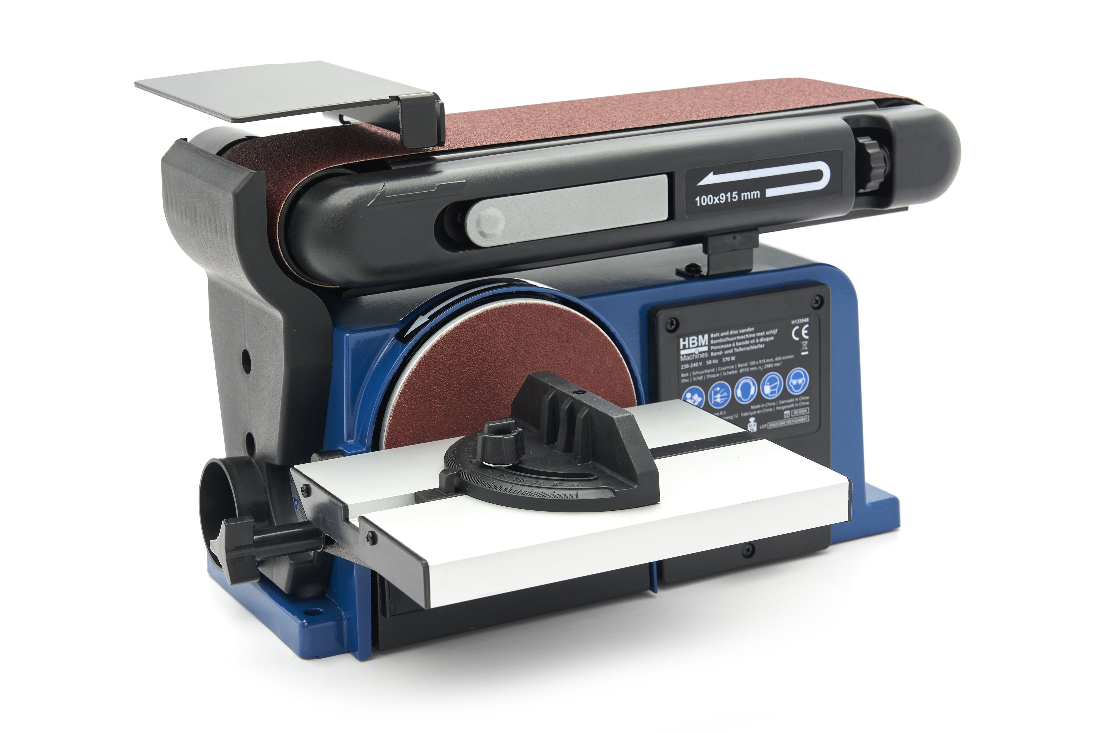 HBM Band- und Tellerschleifmaschine 100 × 915 mm Image 4