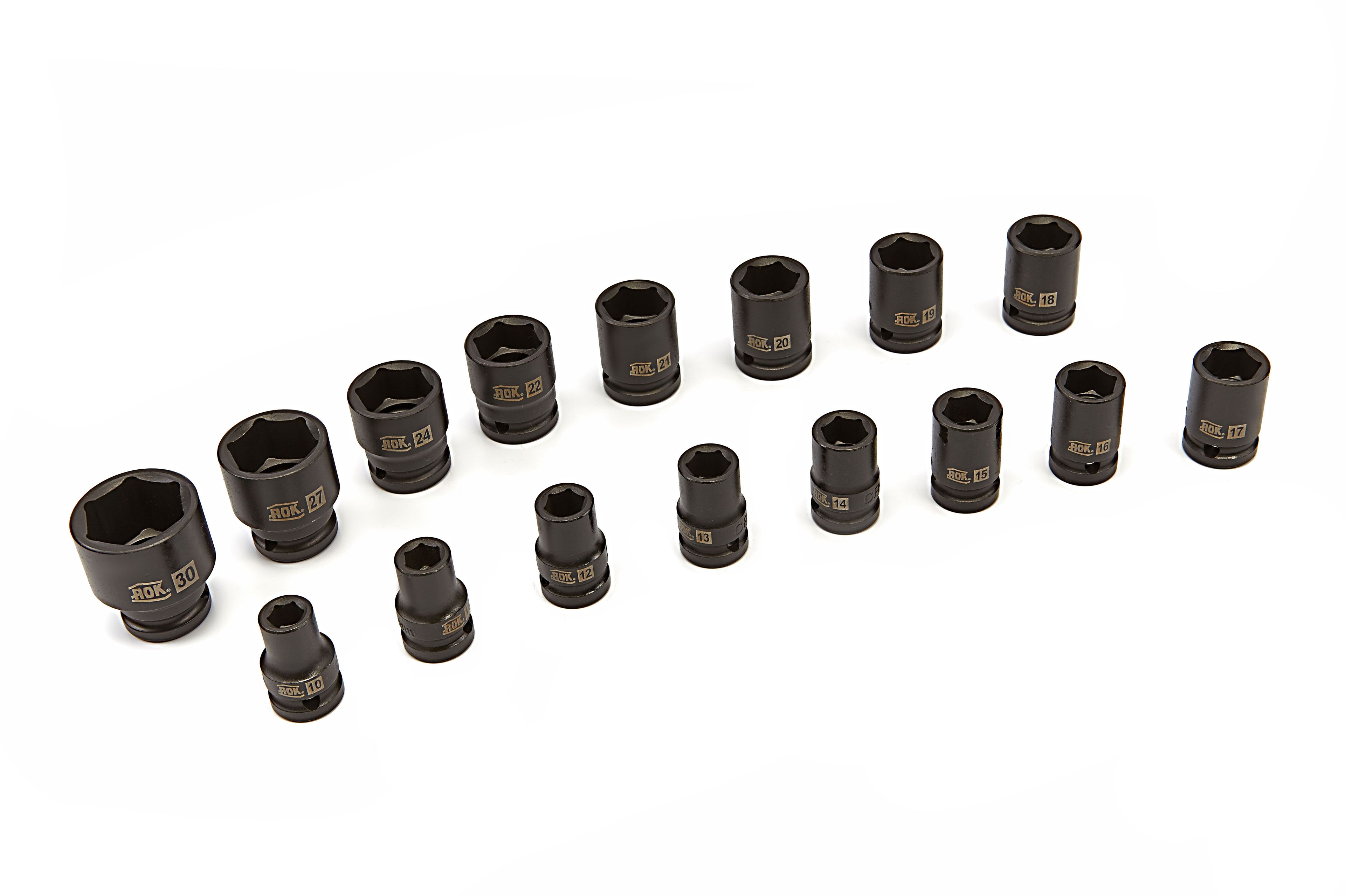 AOK Set de douilles 1/2 inch 16 pièces Image 2