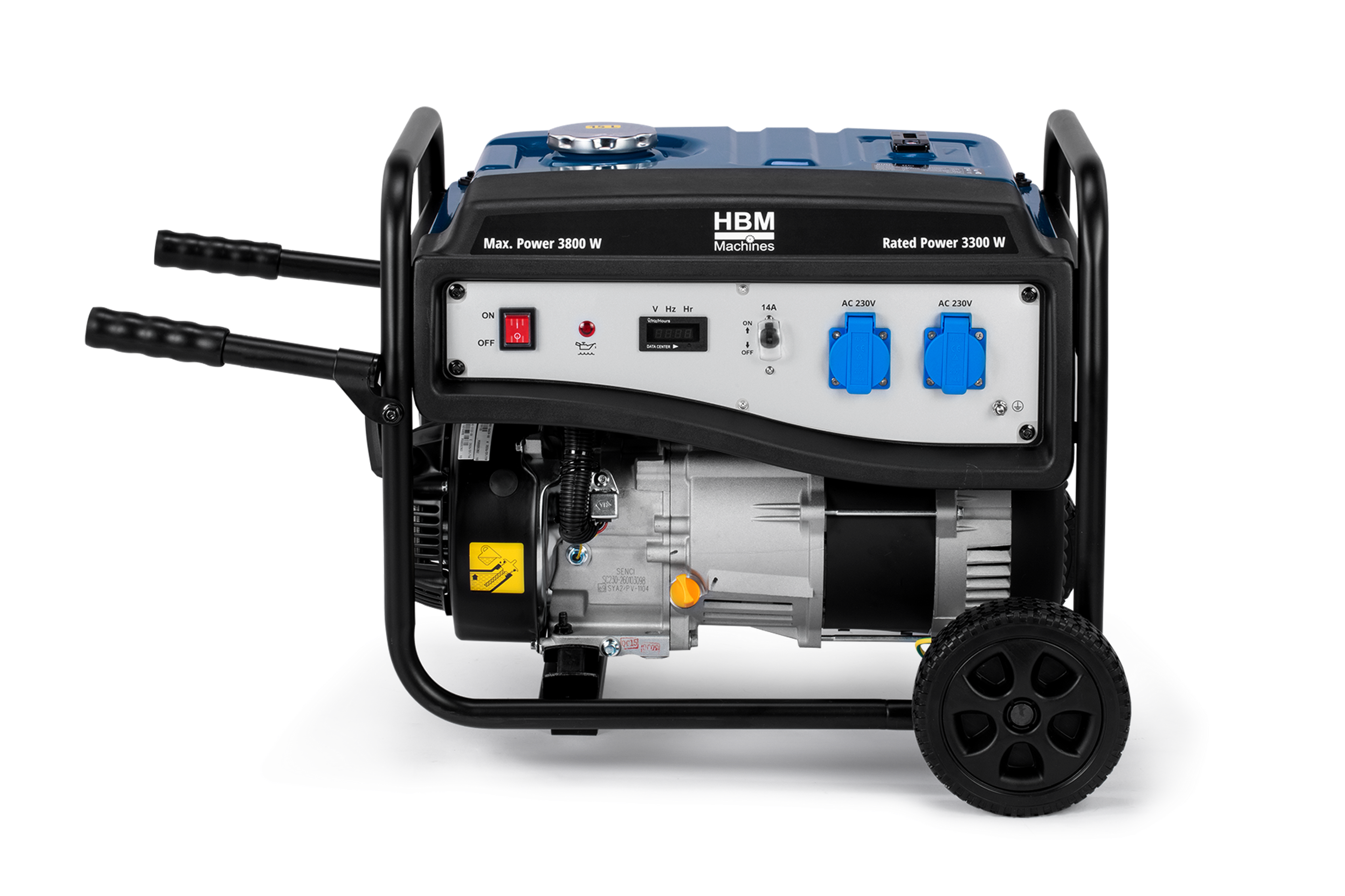 HBM aggregaat, generator 223 cc met benzinemotor 230V 3800W Image 3
