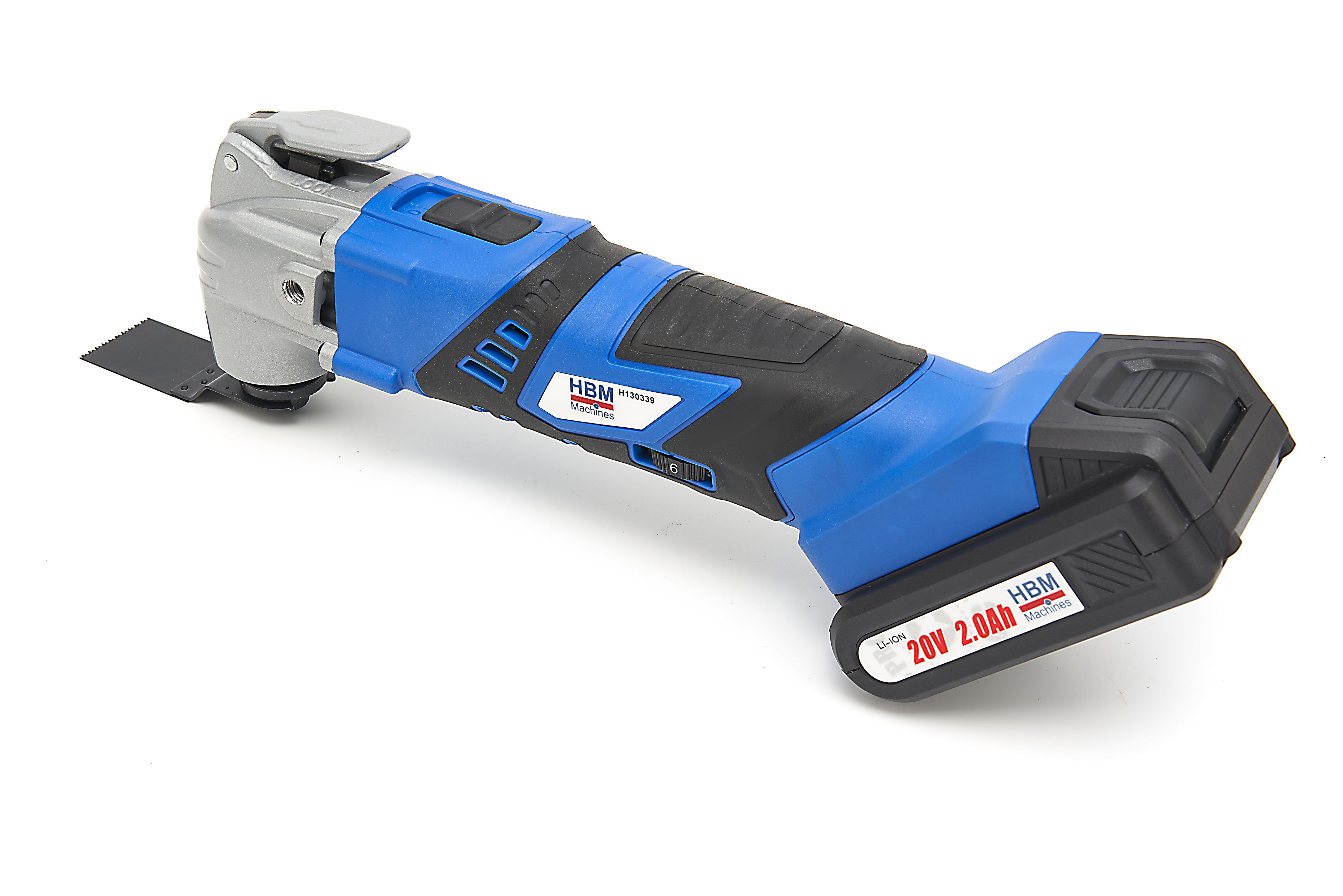 HBM 20 Volt 2.0AH Multitool Professionale Con 2 Batterie Image 3