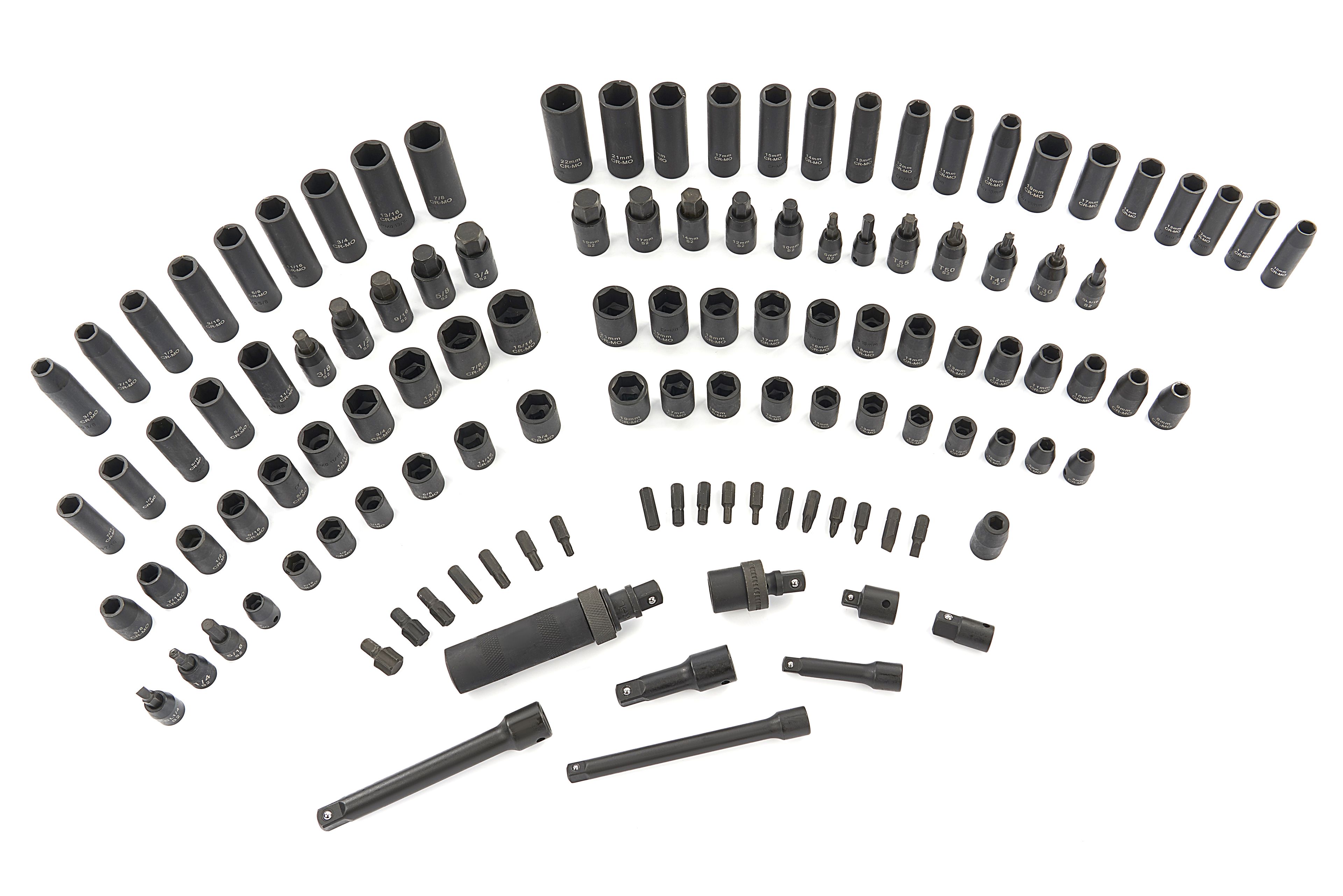 Set di chiavi a cricchetto HBM 119 pezzi professionale misure metriche e INCH Image 6