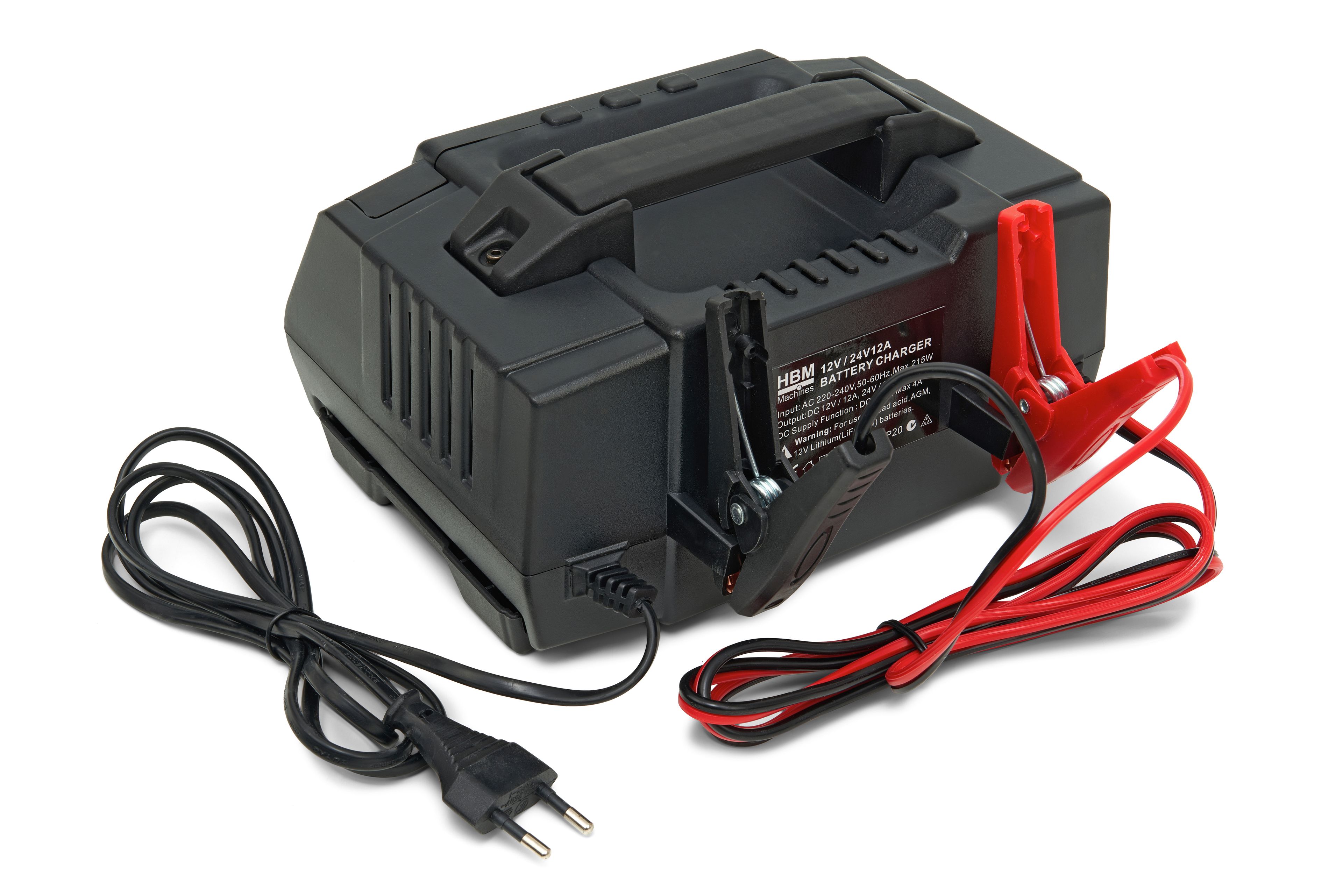 Caricabatterie digitale HBM 12 / 24 Volt – 12A. Da 3,3 a 300AH Image 3