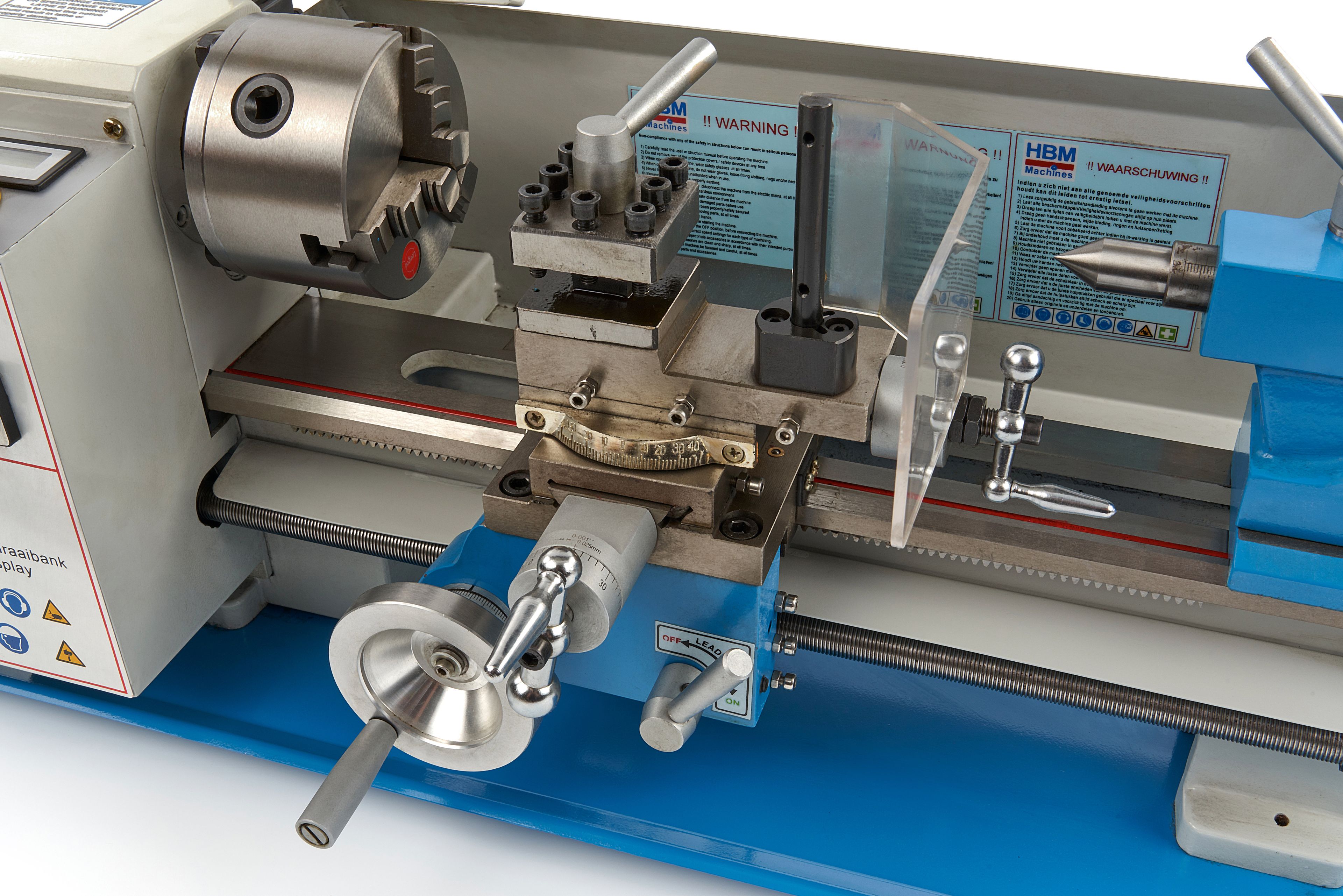 HBM mini tornio per metallo 180 x 300 Image 4