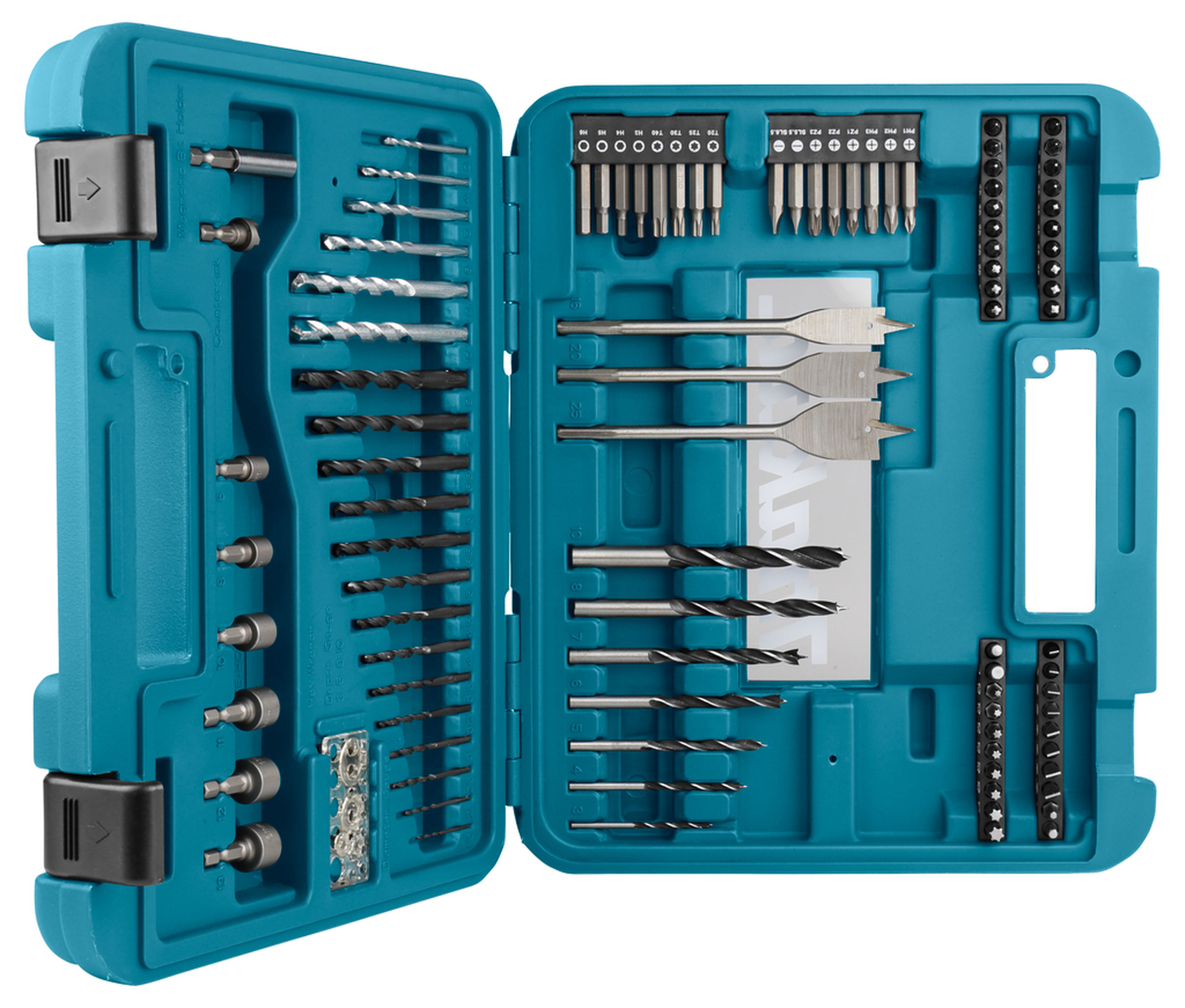 Makita set di accessori 100 pezzi in valigetta di plastica - D-47248 Image 3