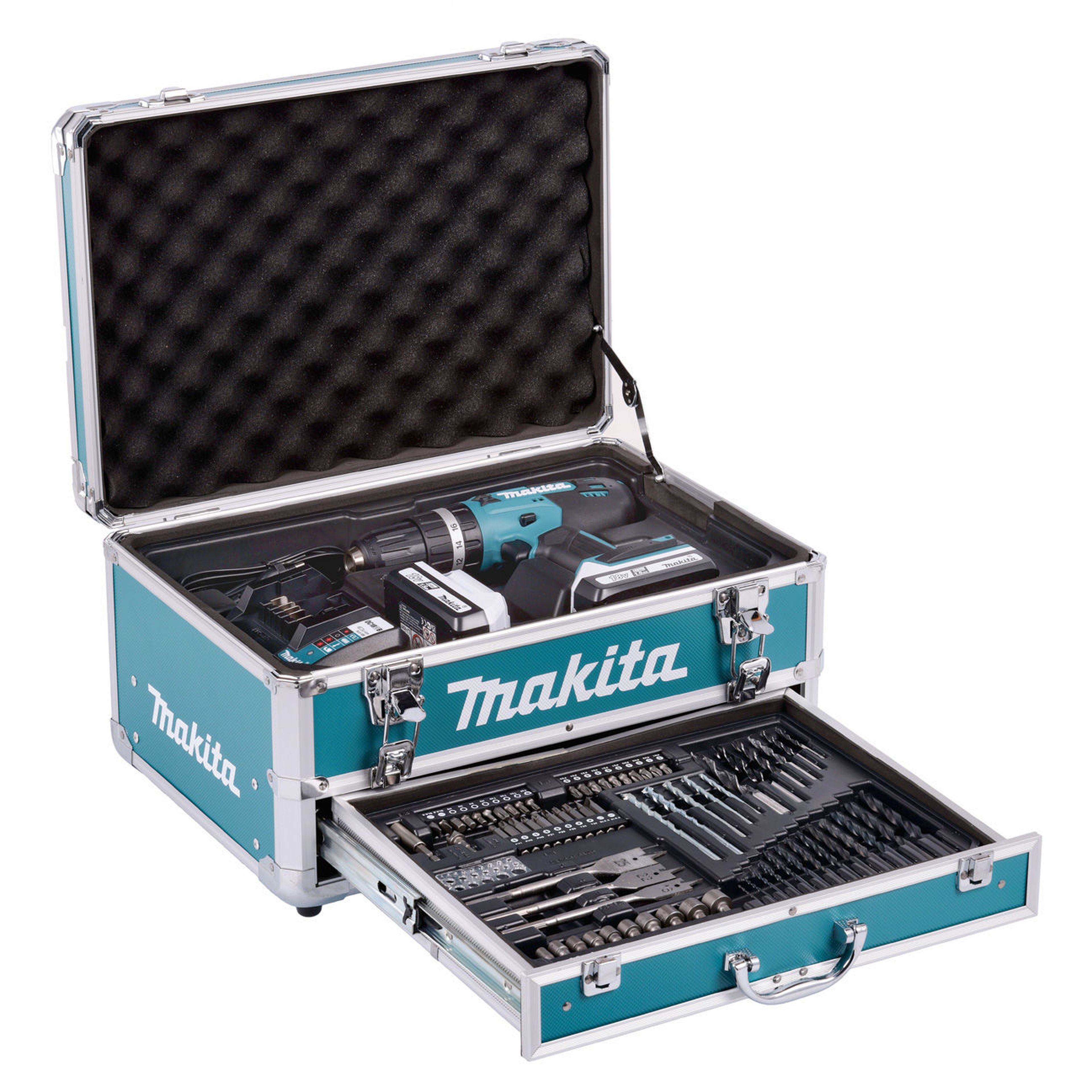 Trapano avvitatore Makita, avvitatore a percussione 18Volt 5,0 Ah, HP488D009