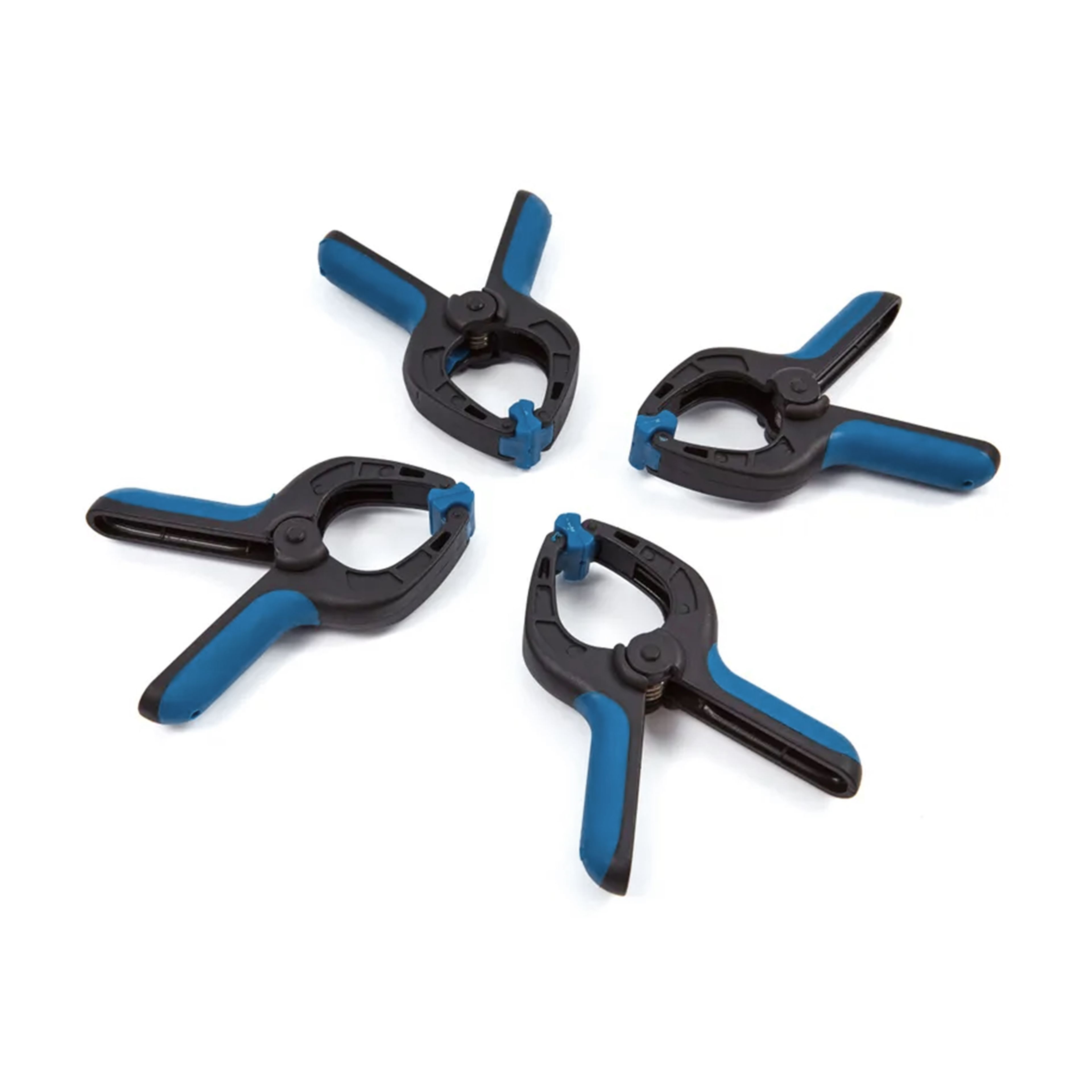 Lot de 4 pinces à ressort HBM 80 mm