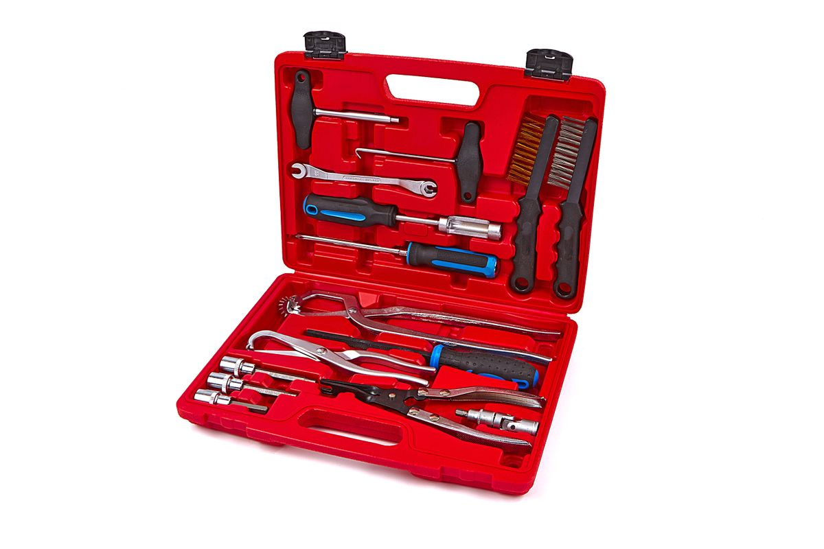Conjunto de herramientas HBM de 15 piezas para tambores de freno