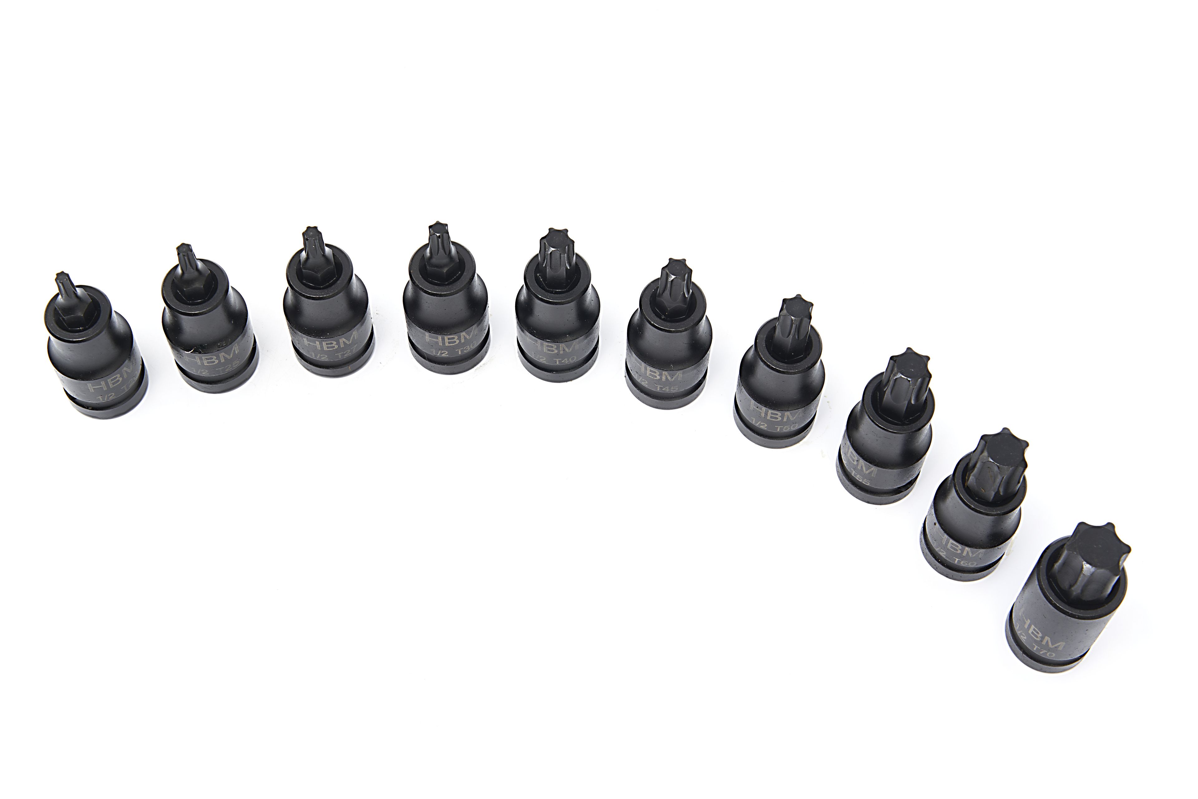 HBM krachtdoppenset 1/2 inch, 10-delig Image 4