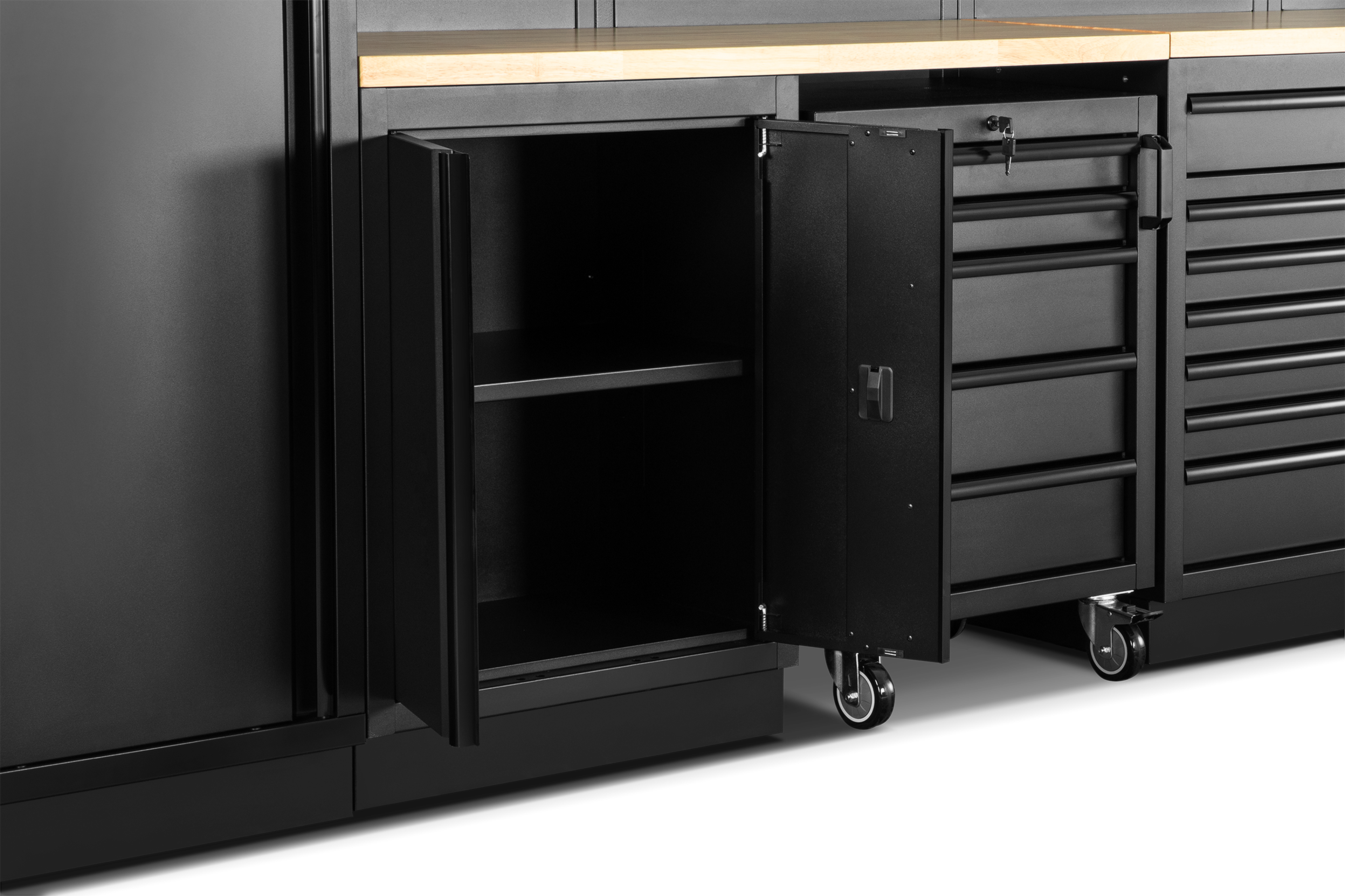 HBM modulair werkplaatssystem 13-delig, zwart Image 15