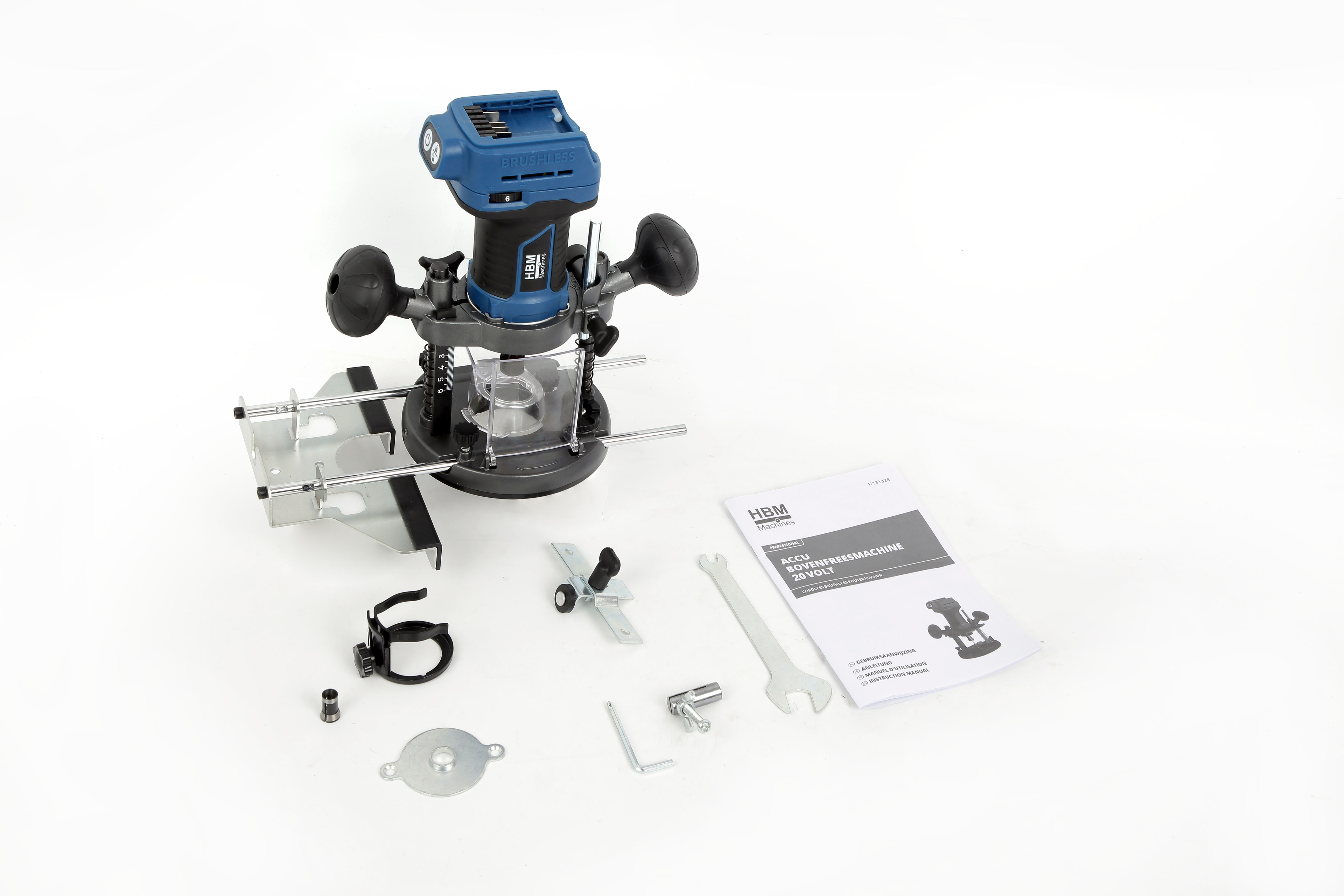 HBM accu bovenfreesmachine 20 Volt Image 3