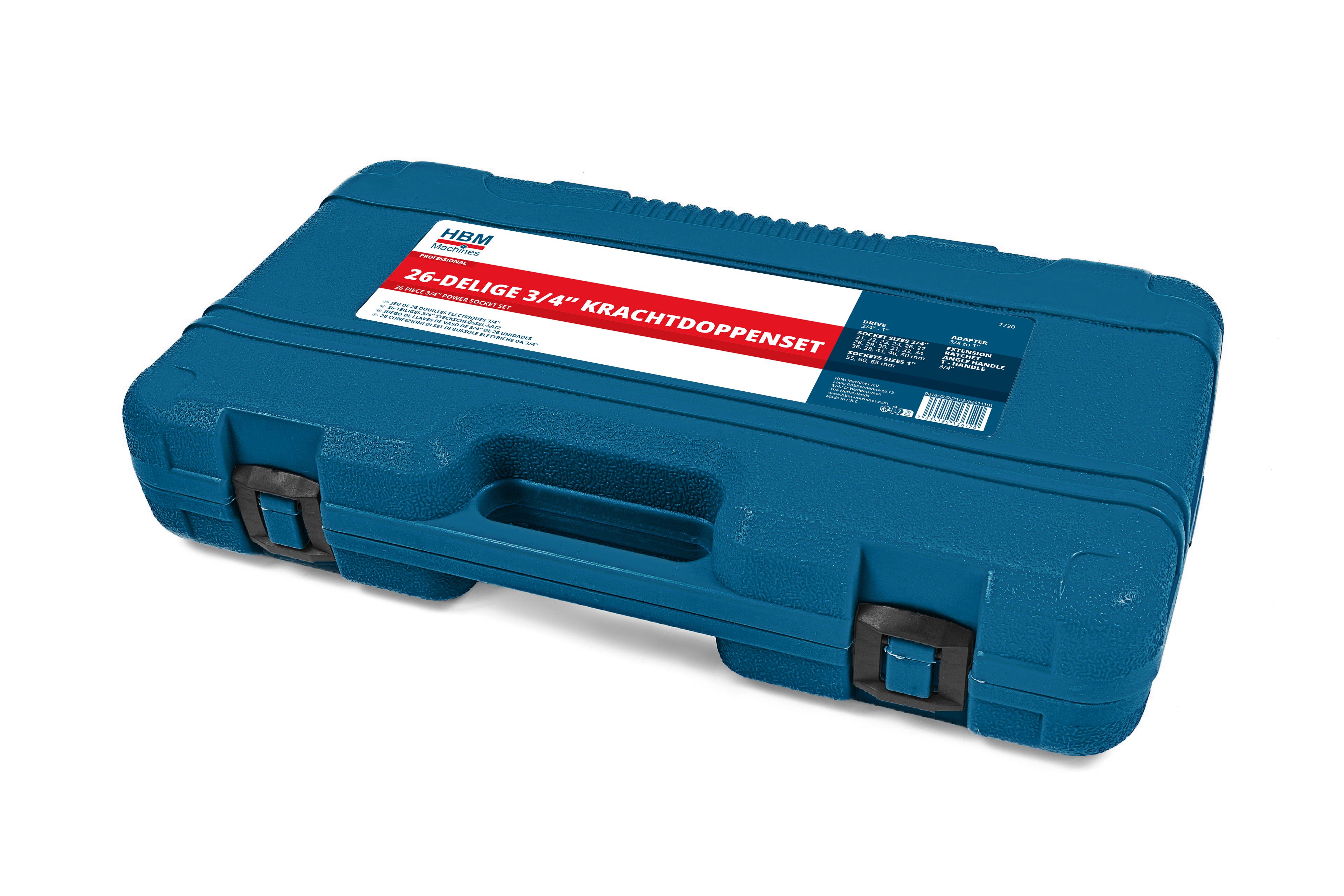 HBM Set di bussole a percussione da 26 pezzi da 3/4 di pollice Image 5