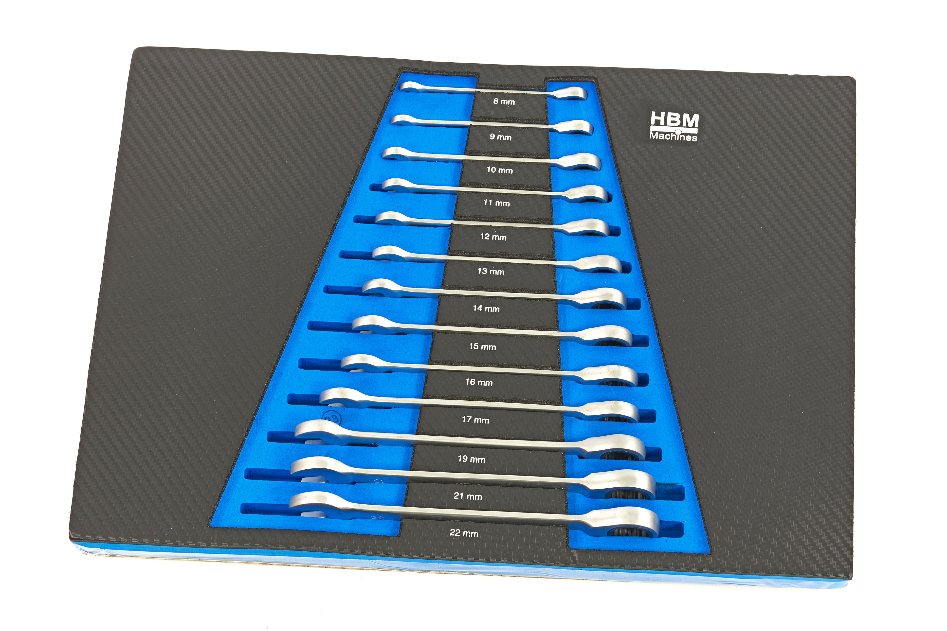 HBM inlays met gereedschapset 245-delig, voor gereedschapswagen, blauw Image 10