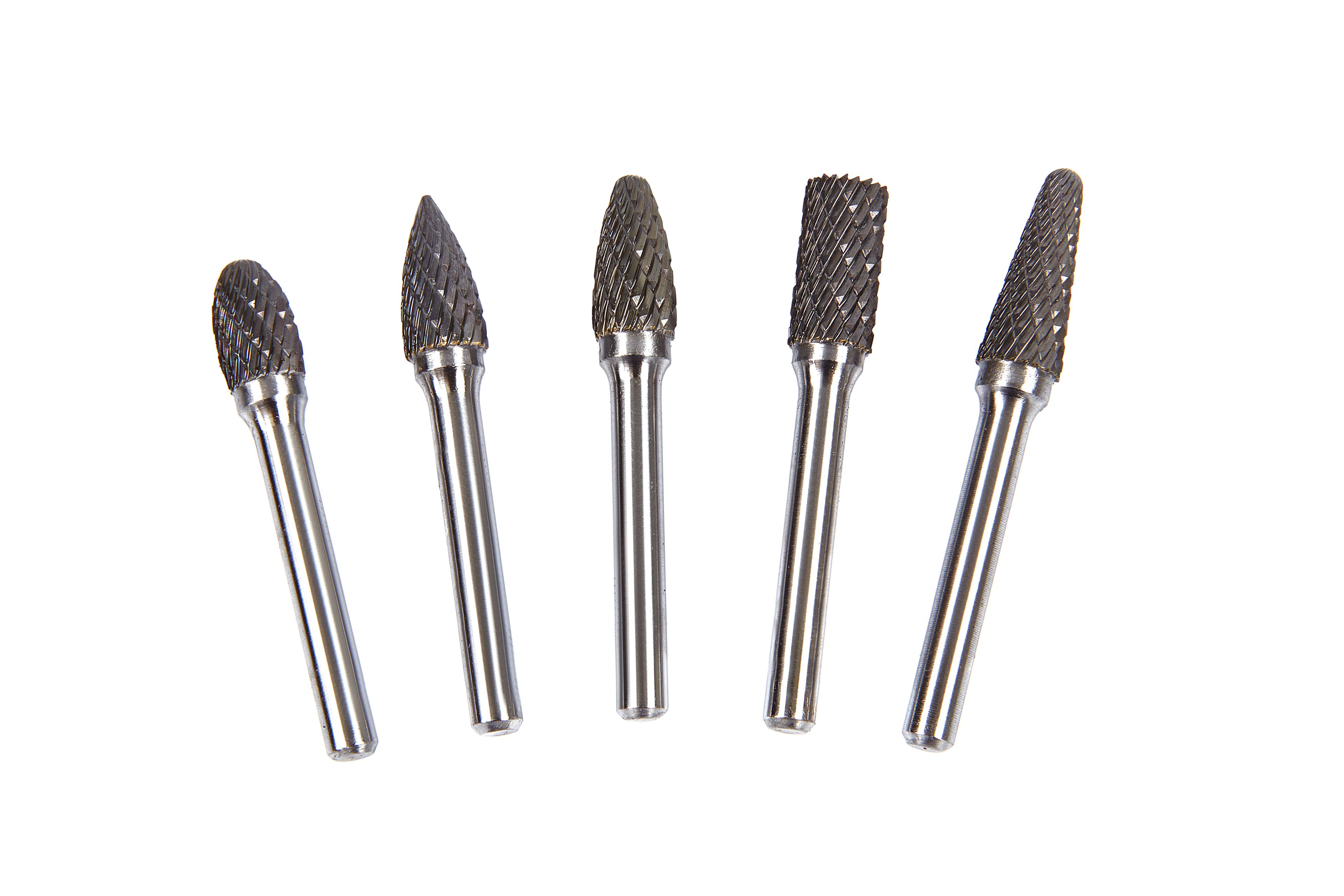 HBM volhardmetalen frezenset voor non-ferro, 5-delig Image 2