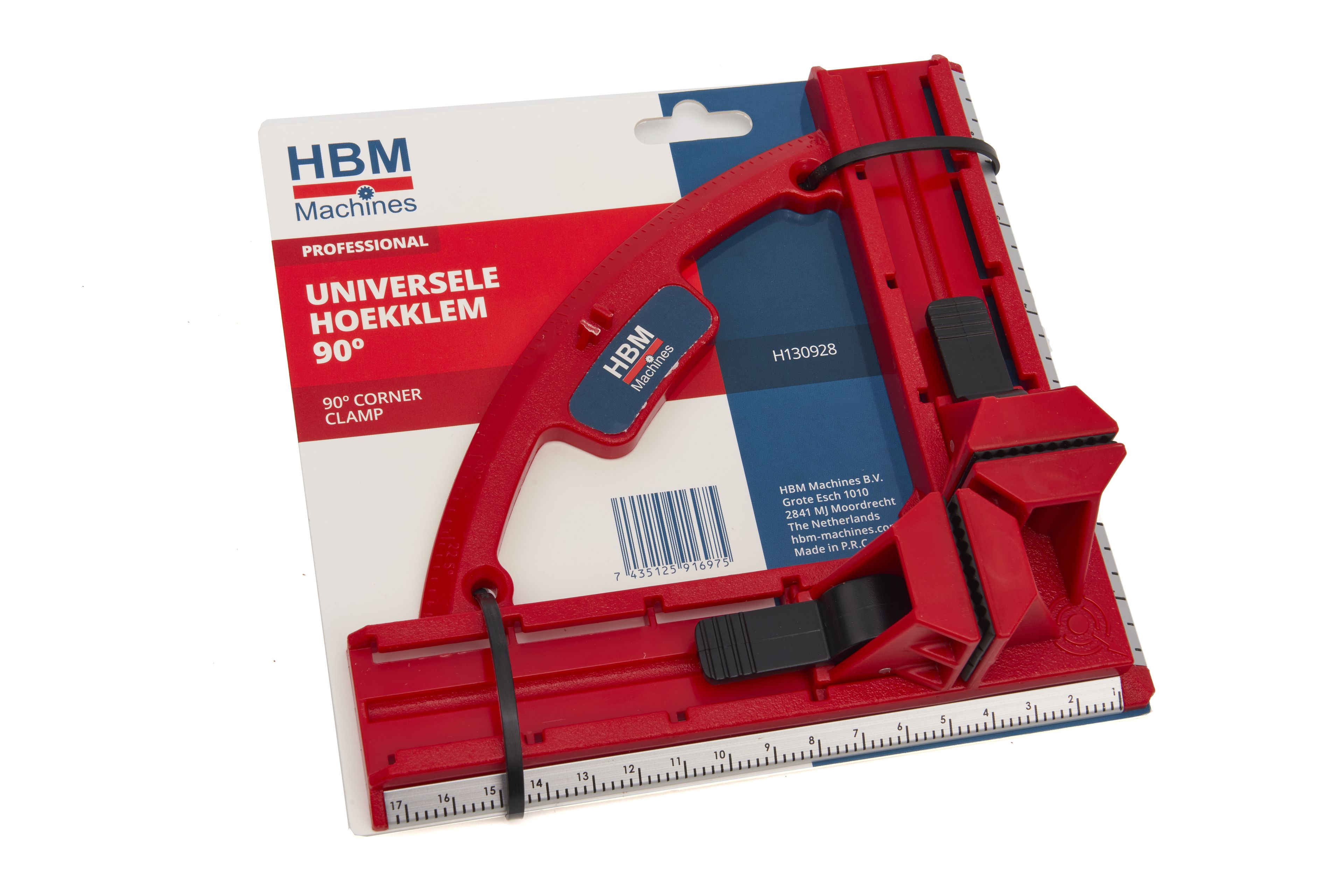 HBM Pince angulaire universelle à 90 degrés avec réglage rapide et indication de la taille 95 mm Image 5