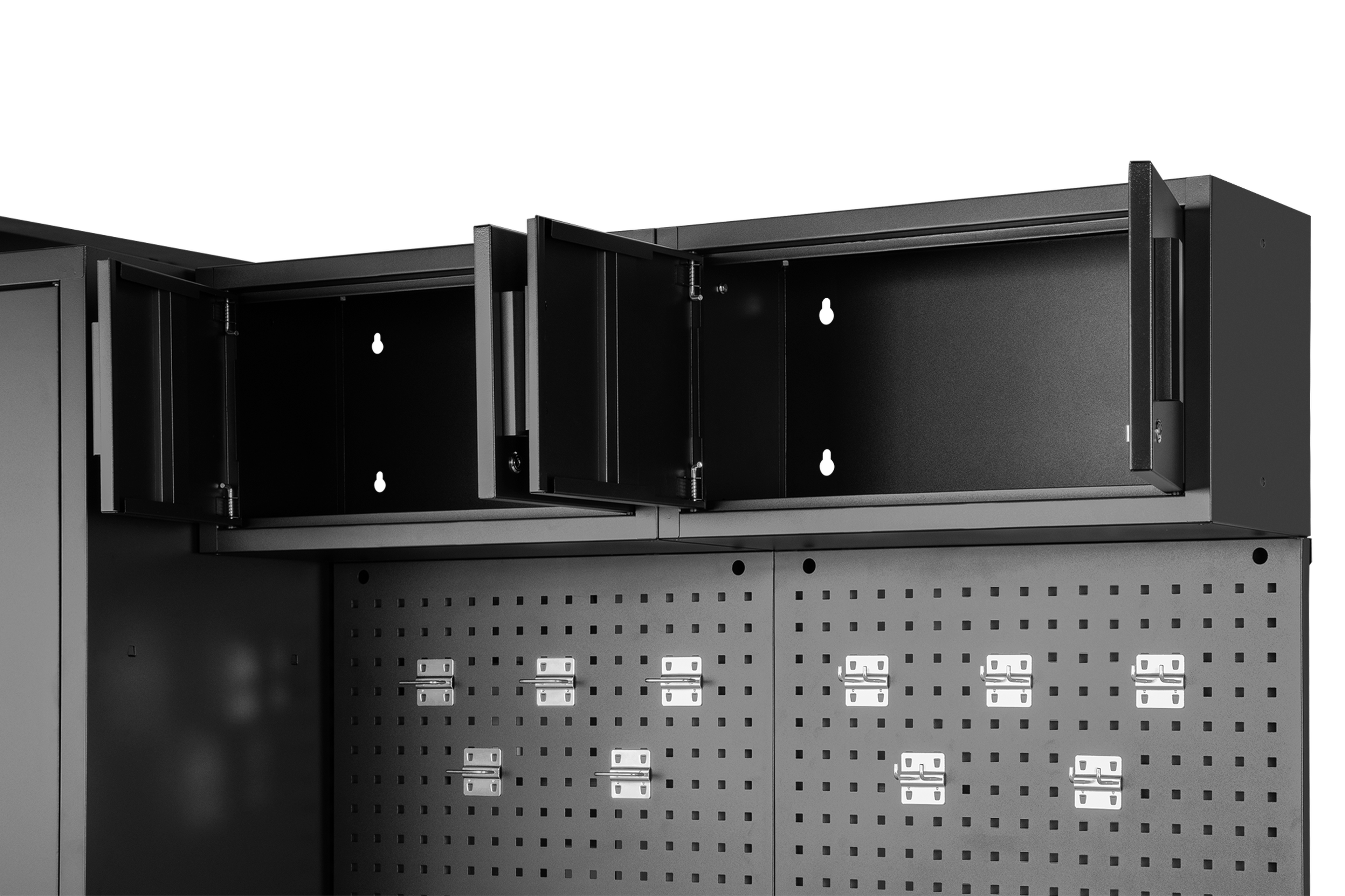 HBM Premium-Werkstattsystem, 8-teilig, Mattschwarz Image 6