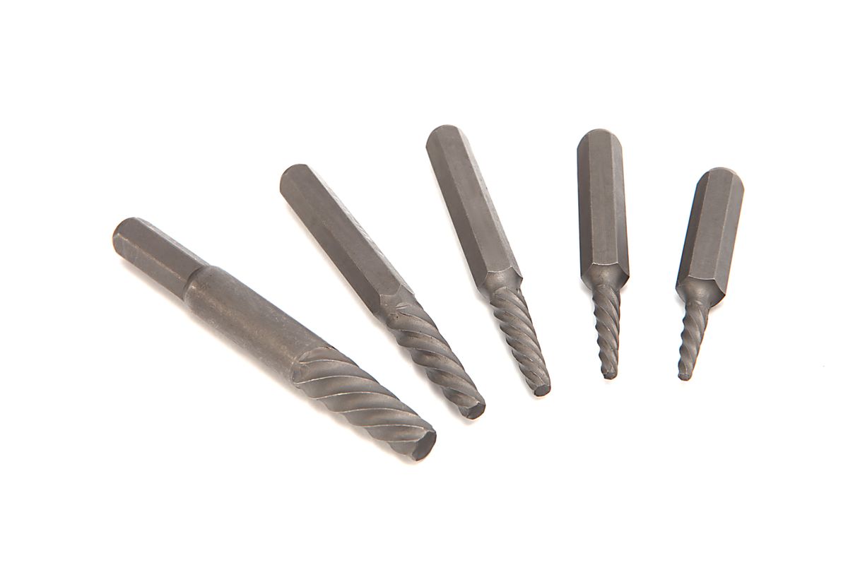 AOK Juego de 5 Puntas para Remover Tornillos Doblados Para Destornillador de Impacto