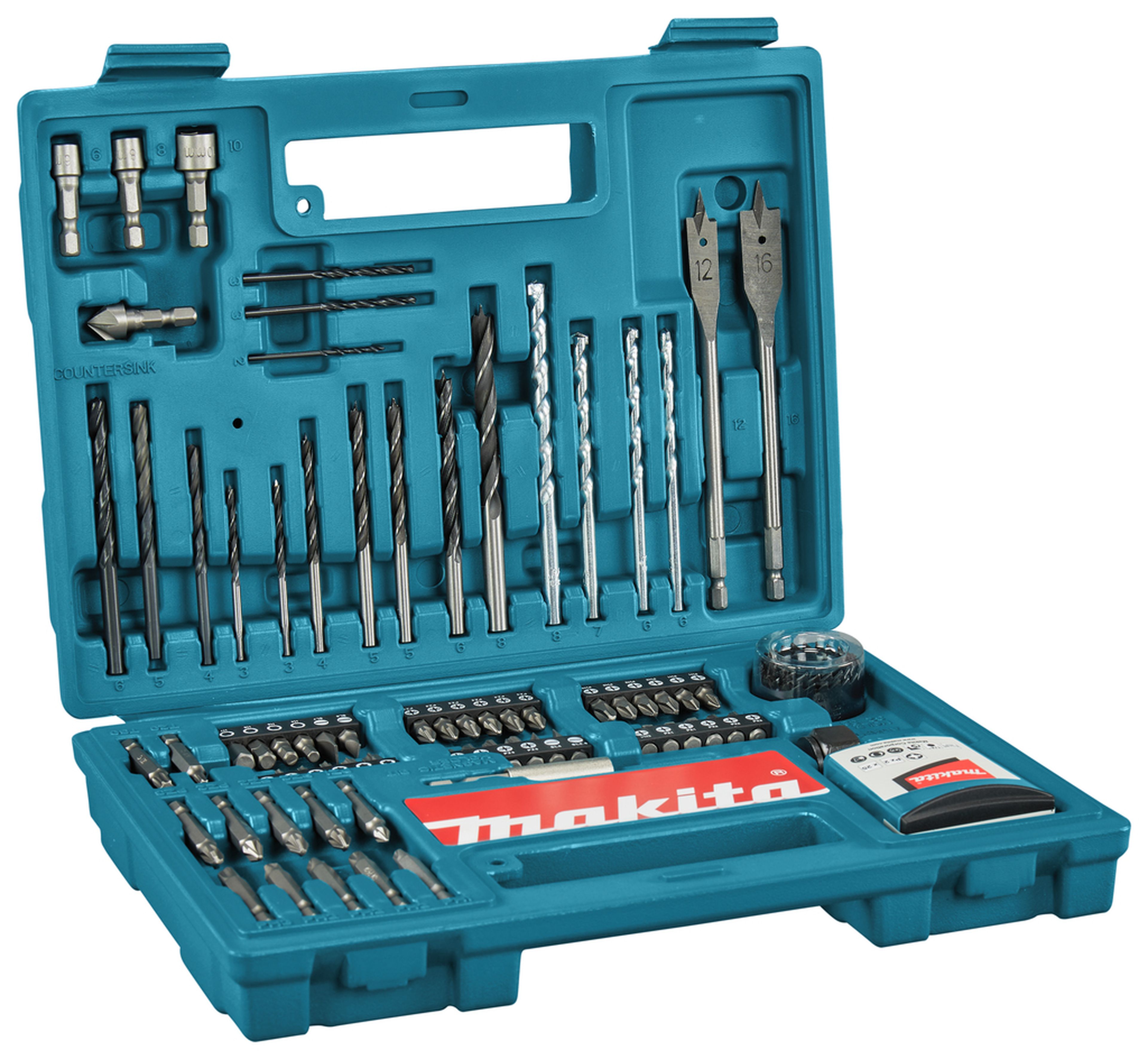 Set di punte/bit da avvitatura Makita da 100 pezzi B-54520 Image 3