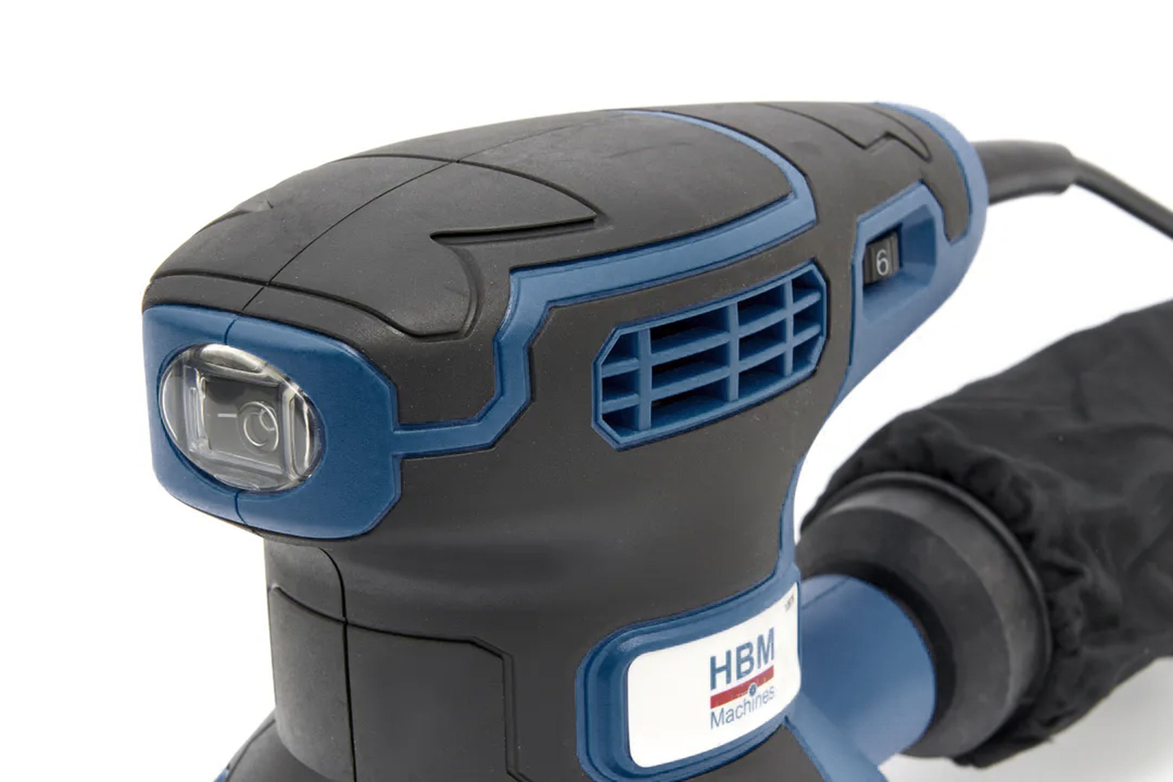 HBM Variabele Excenterschuurmachine 320 Watt Inclusief 12 Schuurvellen Image 9