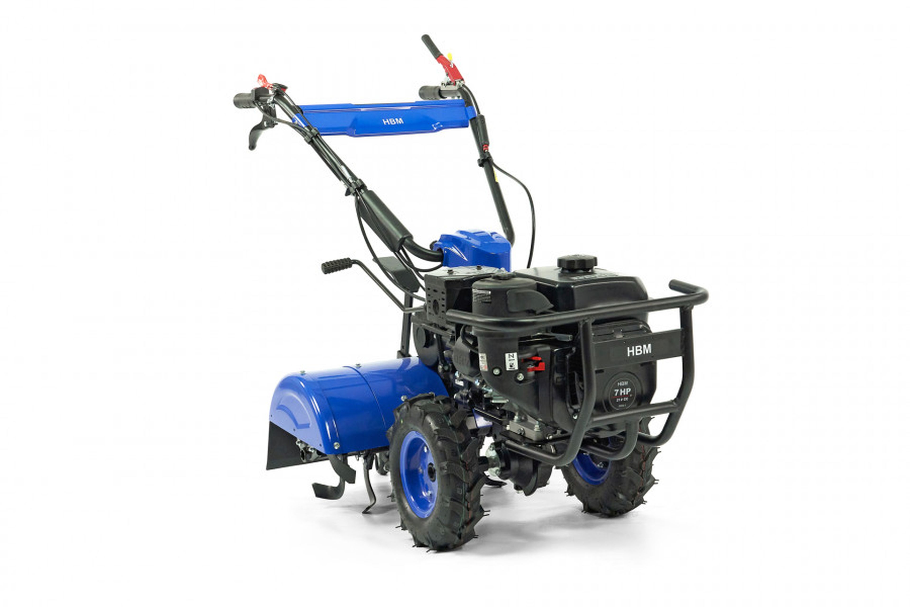 HBM Cultivateur professionnel 212 cm³/7,5 ch - charrue - scarificateur - cultivateur rotatif 620 mm Image 5