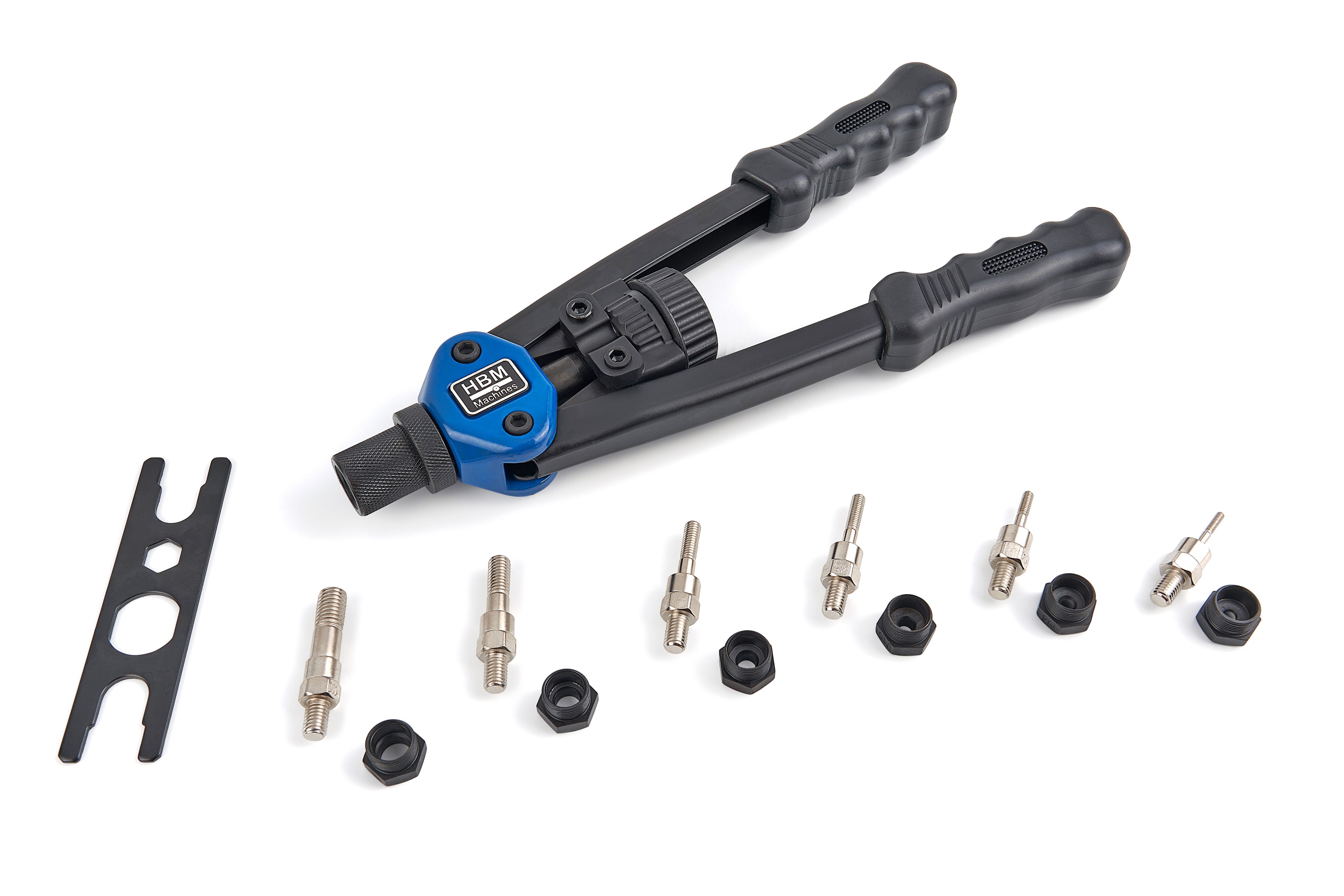 HBM Ensemble de riveteuses aveugles professionnelles 104 pièces avec étui Image 4