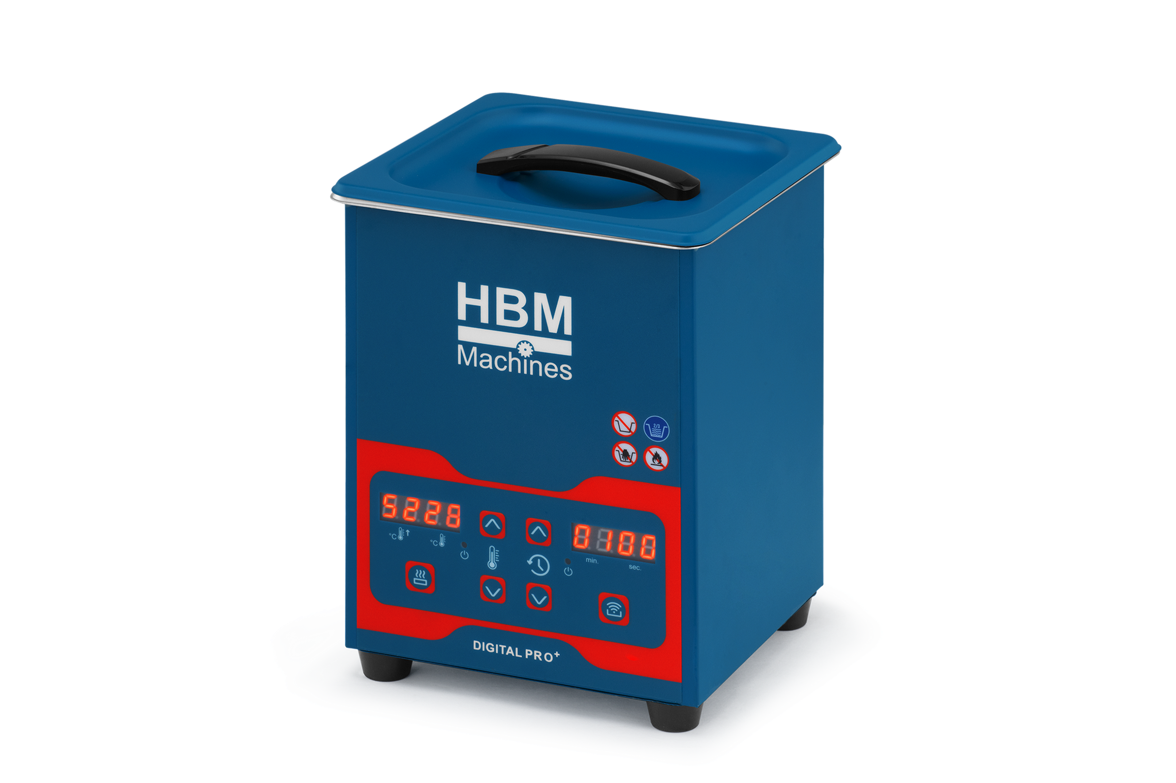 HBM limpiador ultrasónico, azul