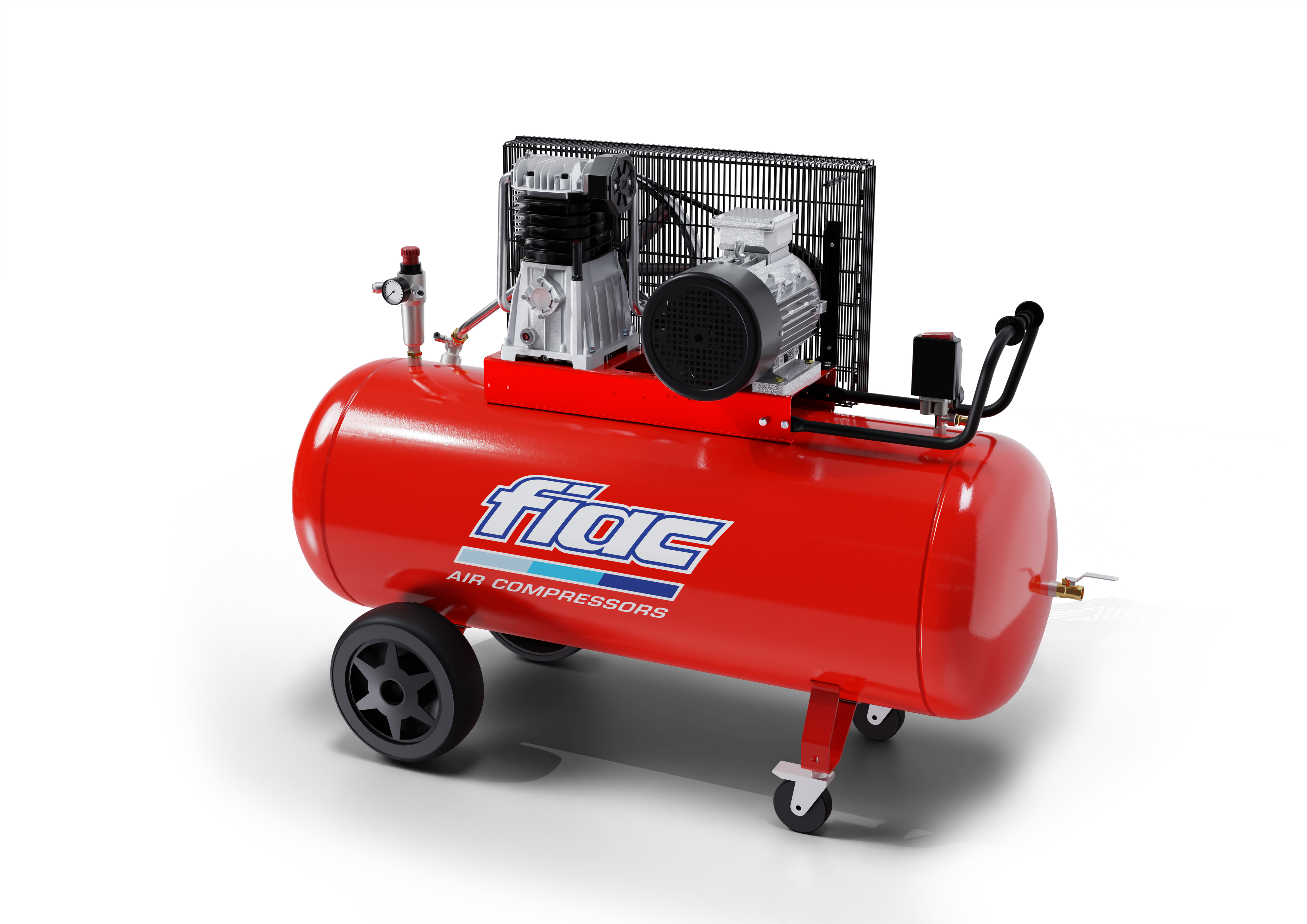 Fiac stille compressor AB 300/590 5,5 PK 270 liter