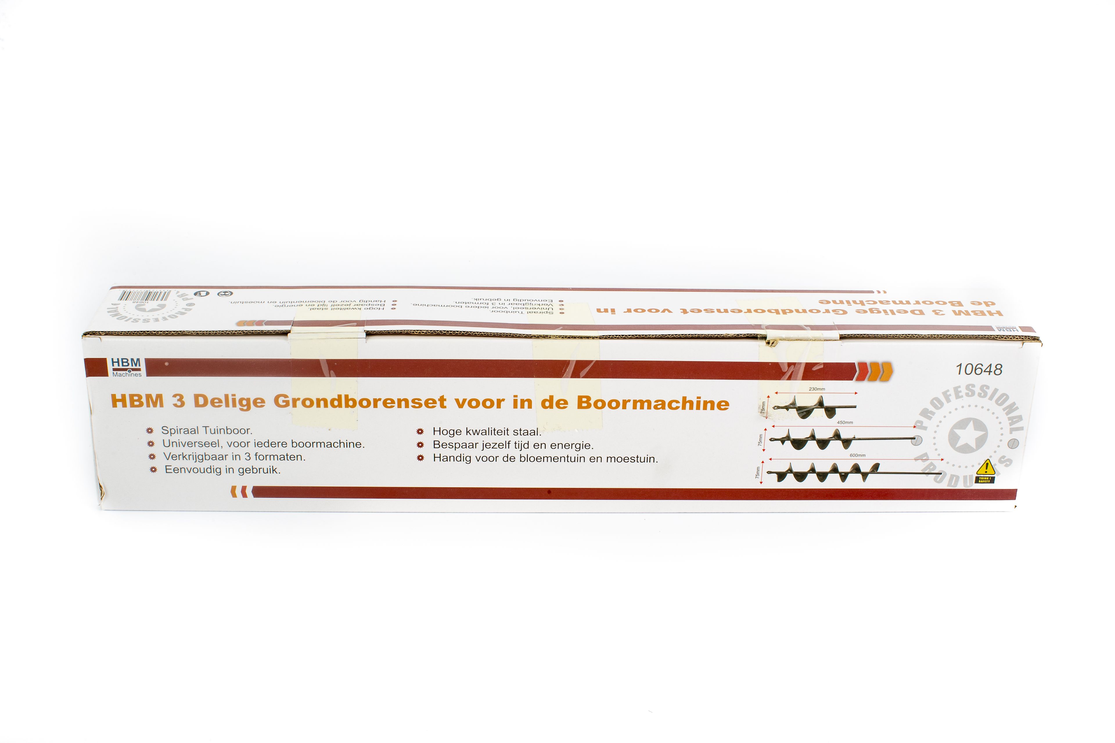 HBM 3 Delige Grondborenset voor in de Boormachine Image 3