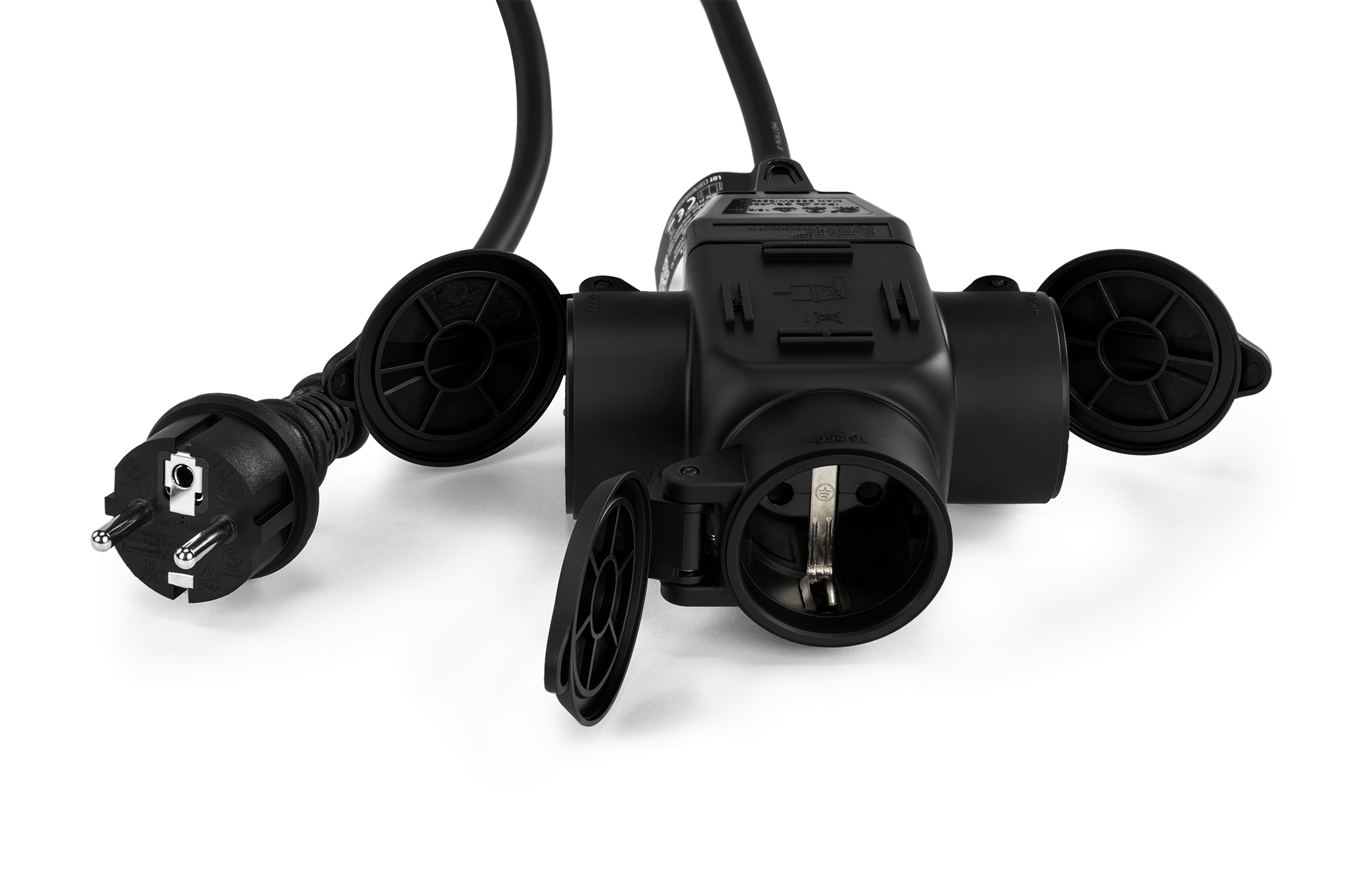 HBM prolunga H07RN-F 3G1,5 mm² 3 prese IP44 5 m Image 4