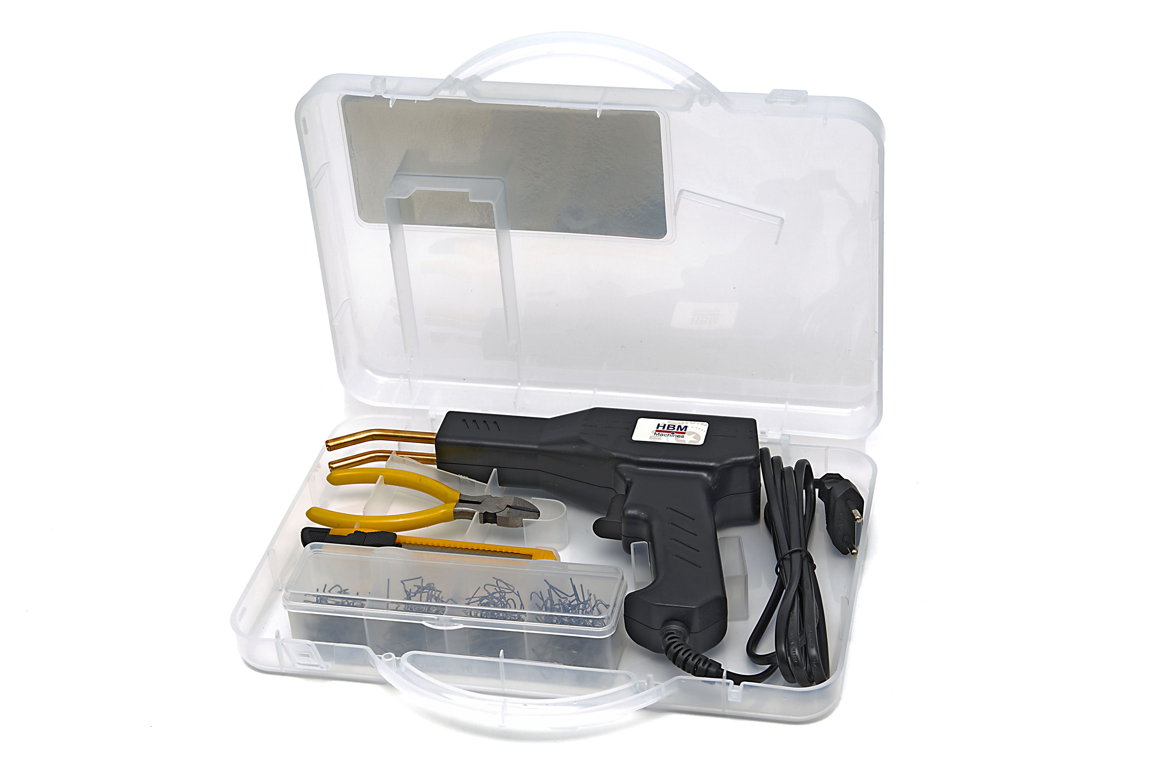 Agrafeuse à chaud HBM 43 watts, soudeuse en plastique, kit de réparation de pare-chocs comprenant 200 agrafes. Image 11