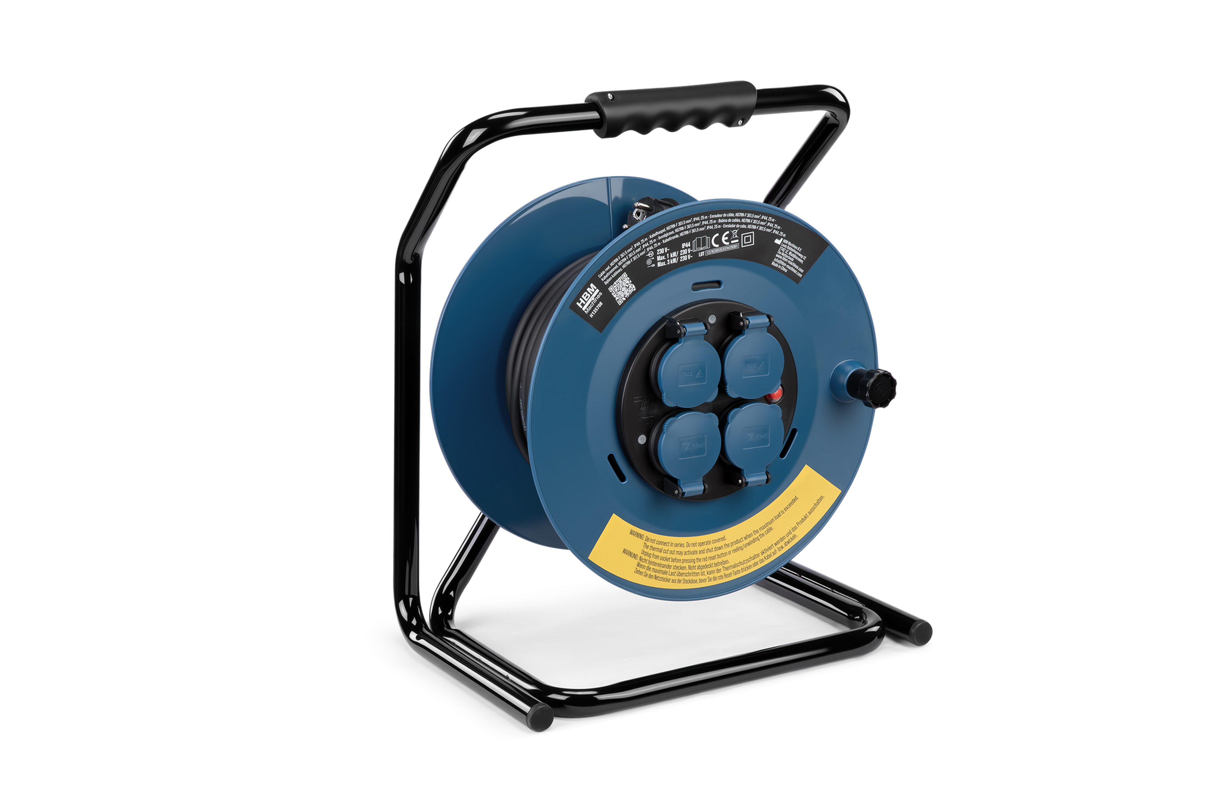 HBM Kabeltrommel H07RN-F – 3G1.5 mm2 | IP44 | 25 m Image 3