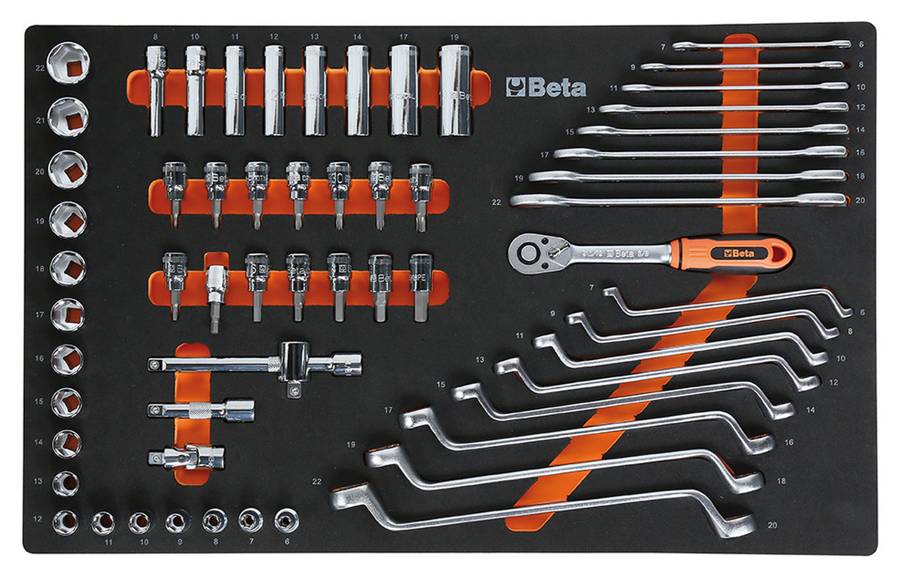 Chariot à outils Beta rempli 2400S O7/E-M - 309 pièces Image 6