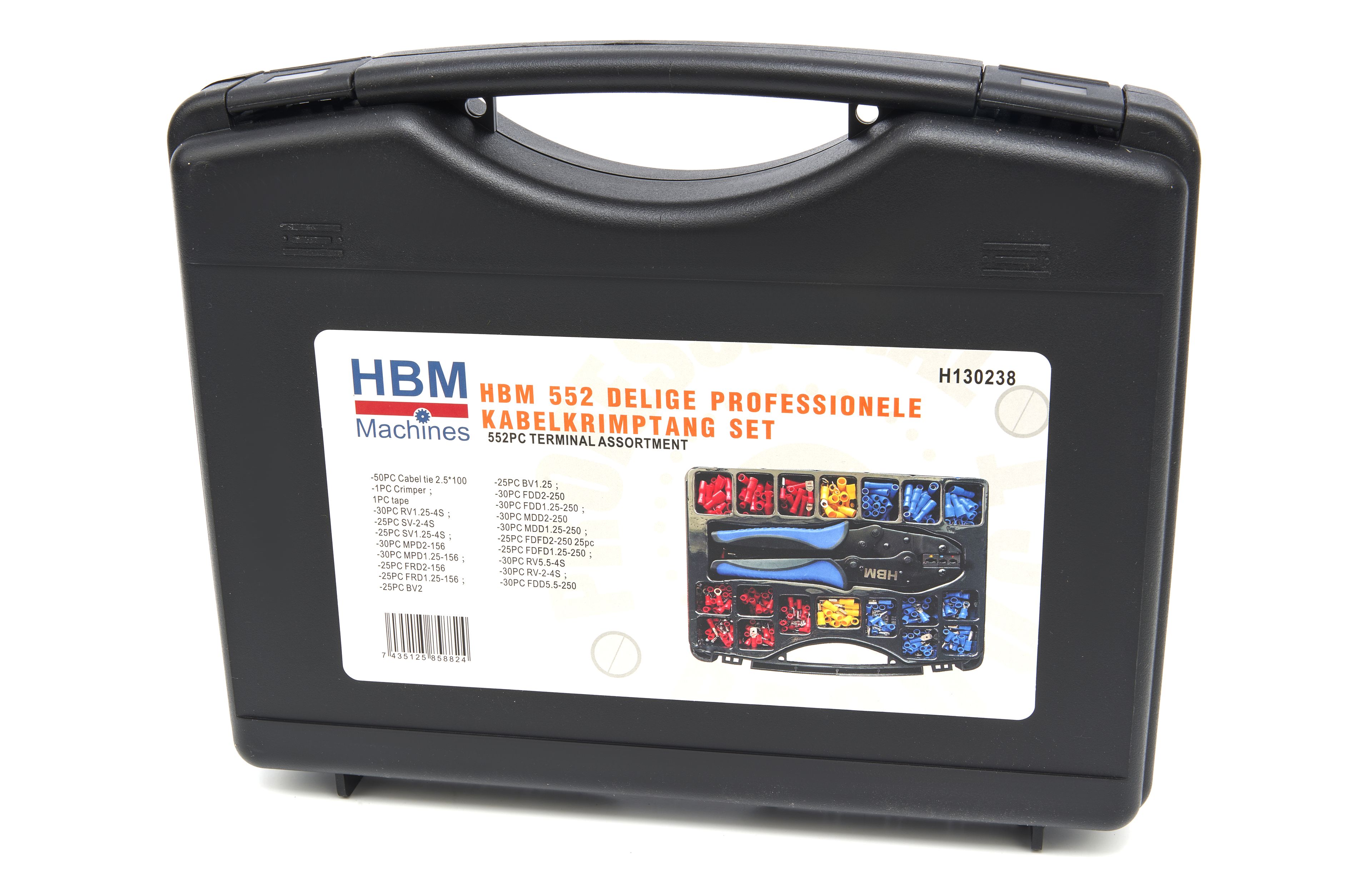 Set crimpatrice per cavi HBM da 552 pezzi Image 7