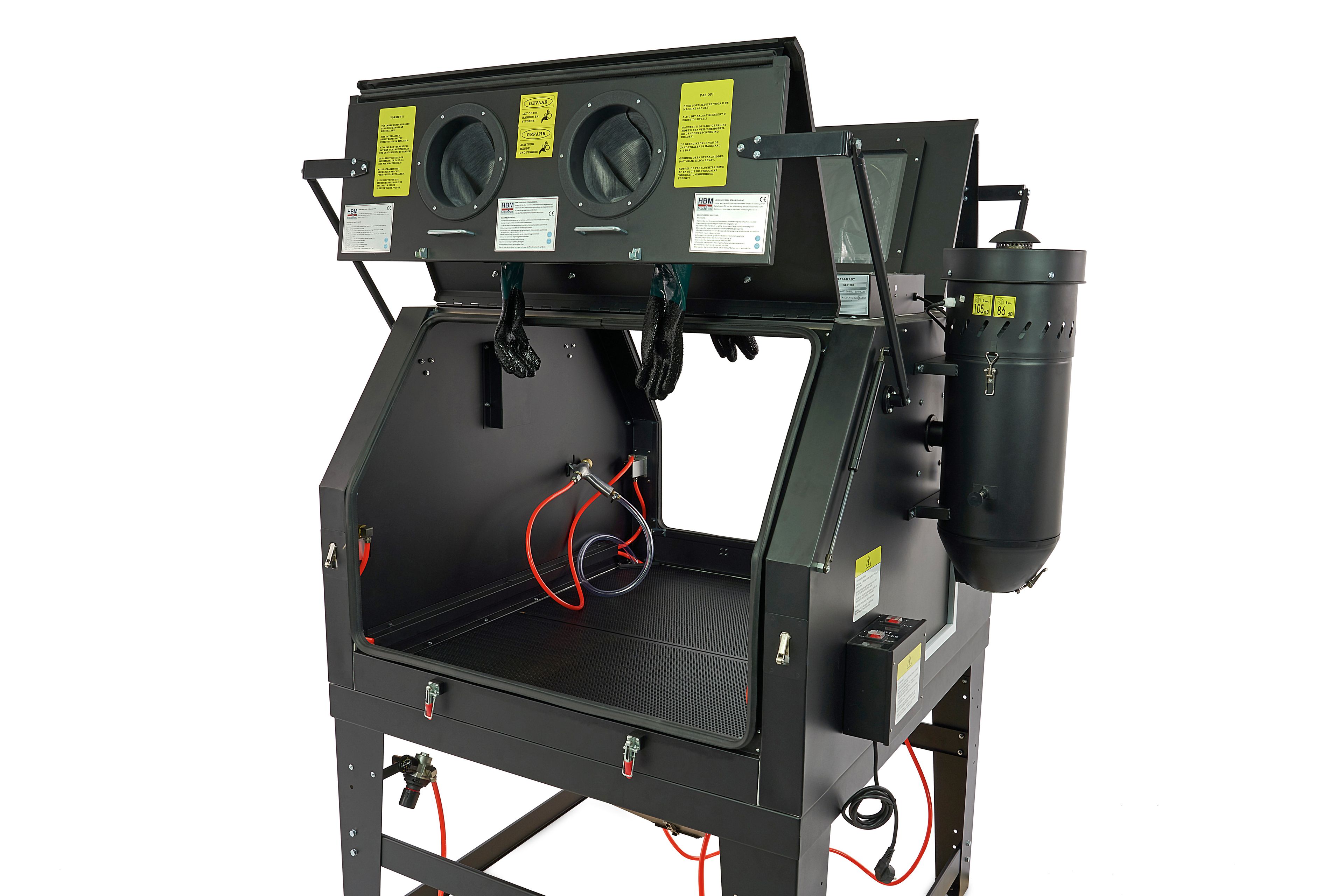 Cabine anti-explosion noire HBM SBC 1200 avec extraction Image 4