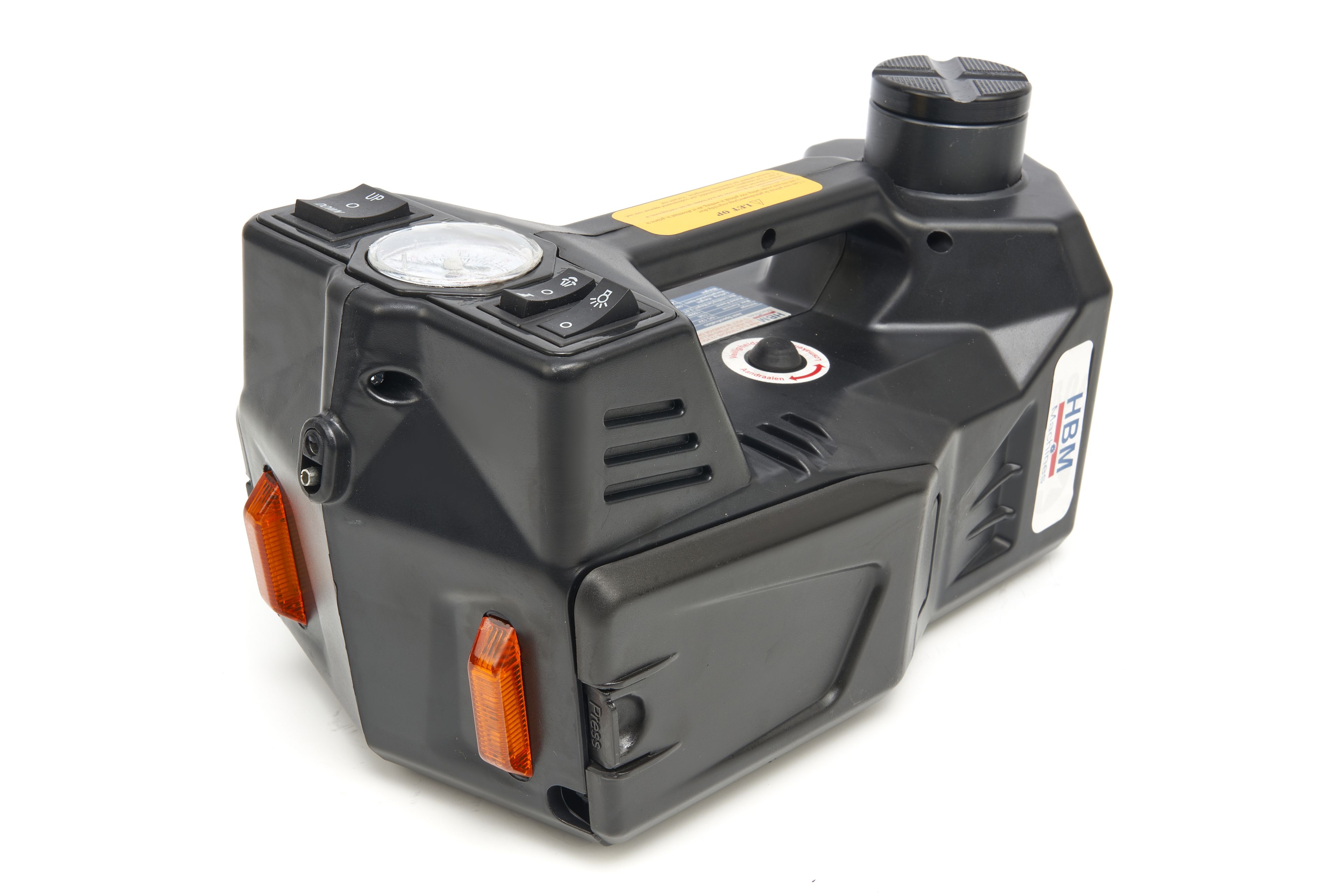 HBM Electric 12 Volt 1,5 Ton Car Jack With LED Lights Including Impact Wrench 12 Volt in Handbag Image 2