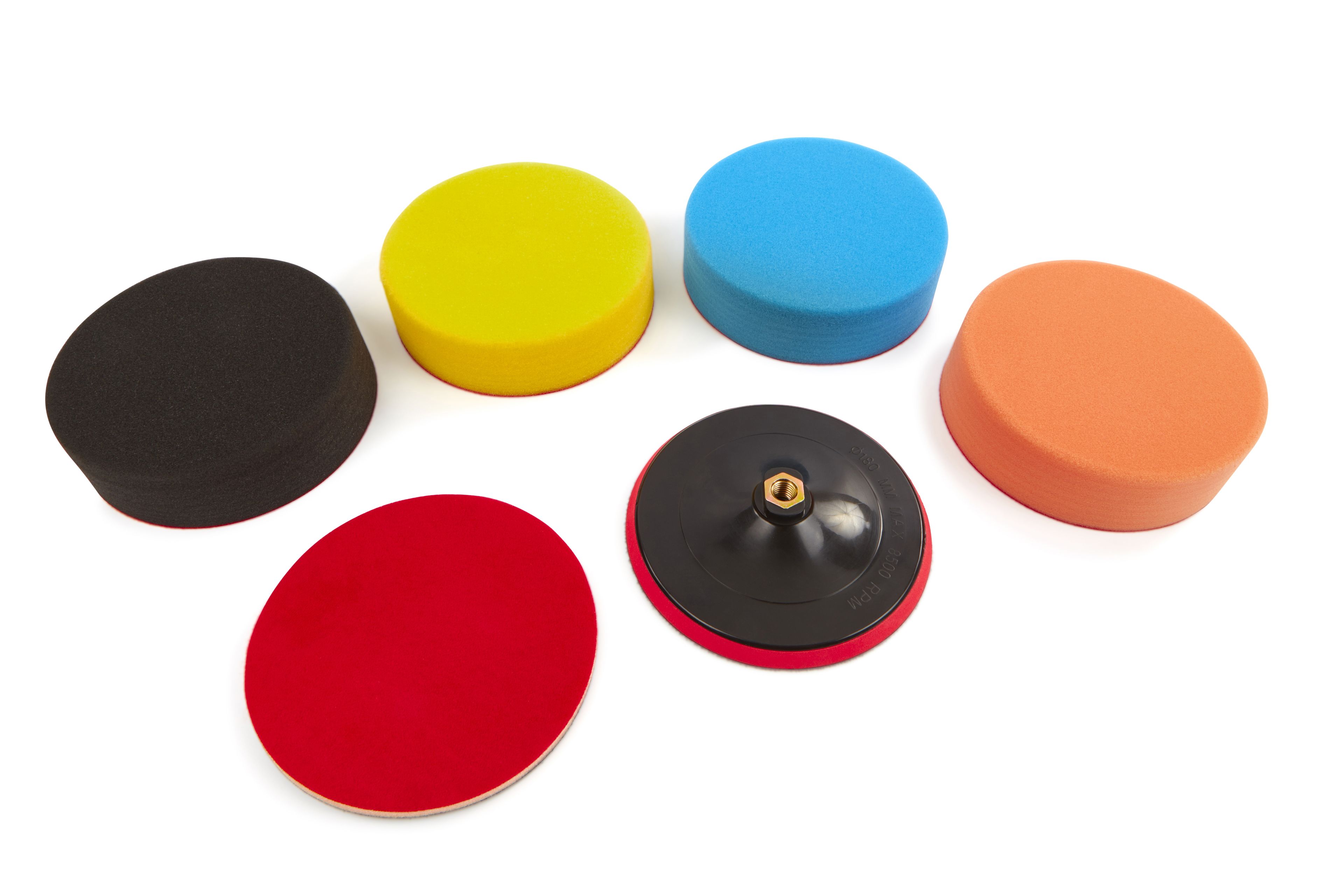 HBM Polijstsets met M14 Opname 6-delig