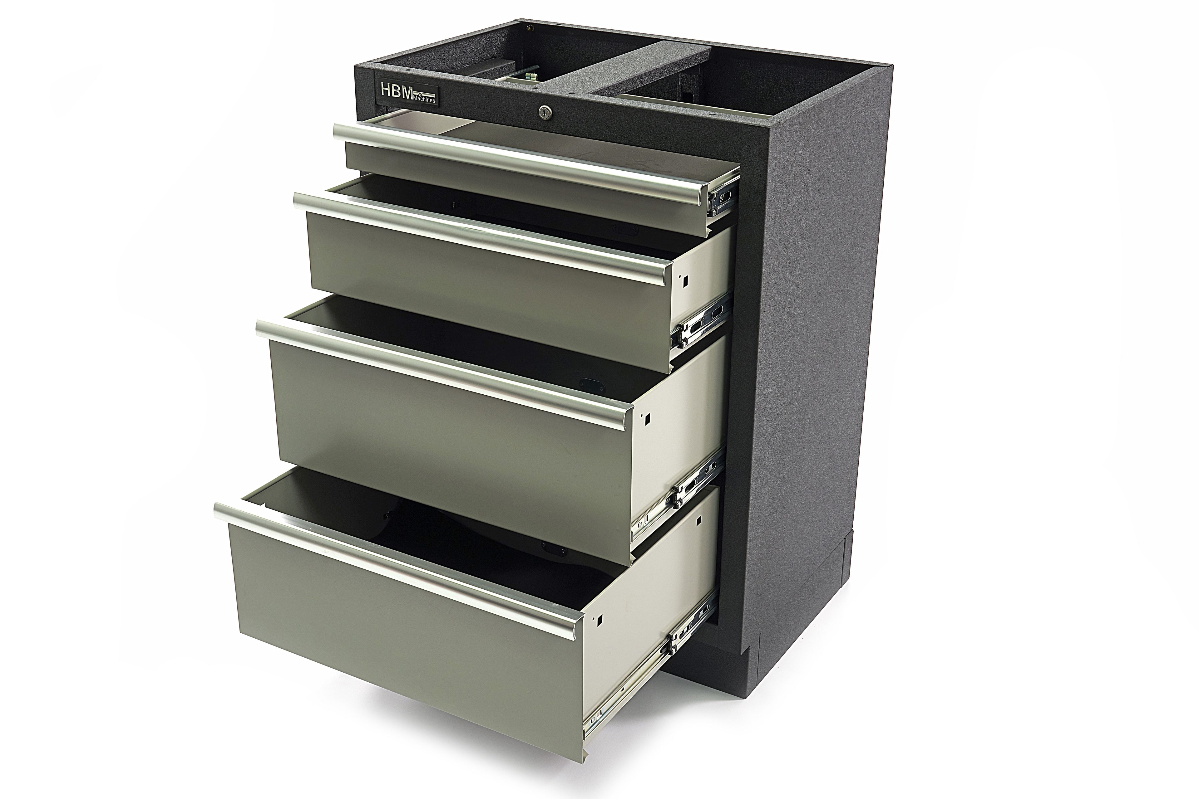 HBM Armadio portautensili professionale a 4 cassetti per l'arredamento di officine Image 2