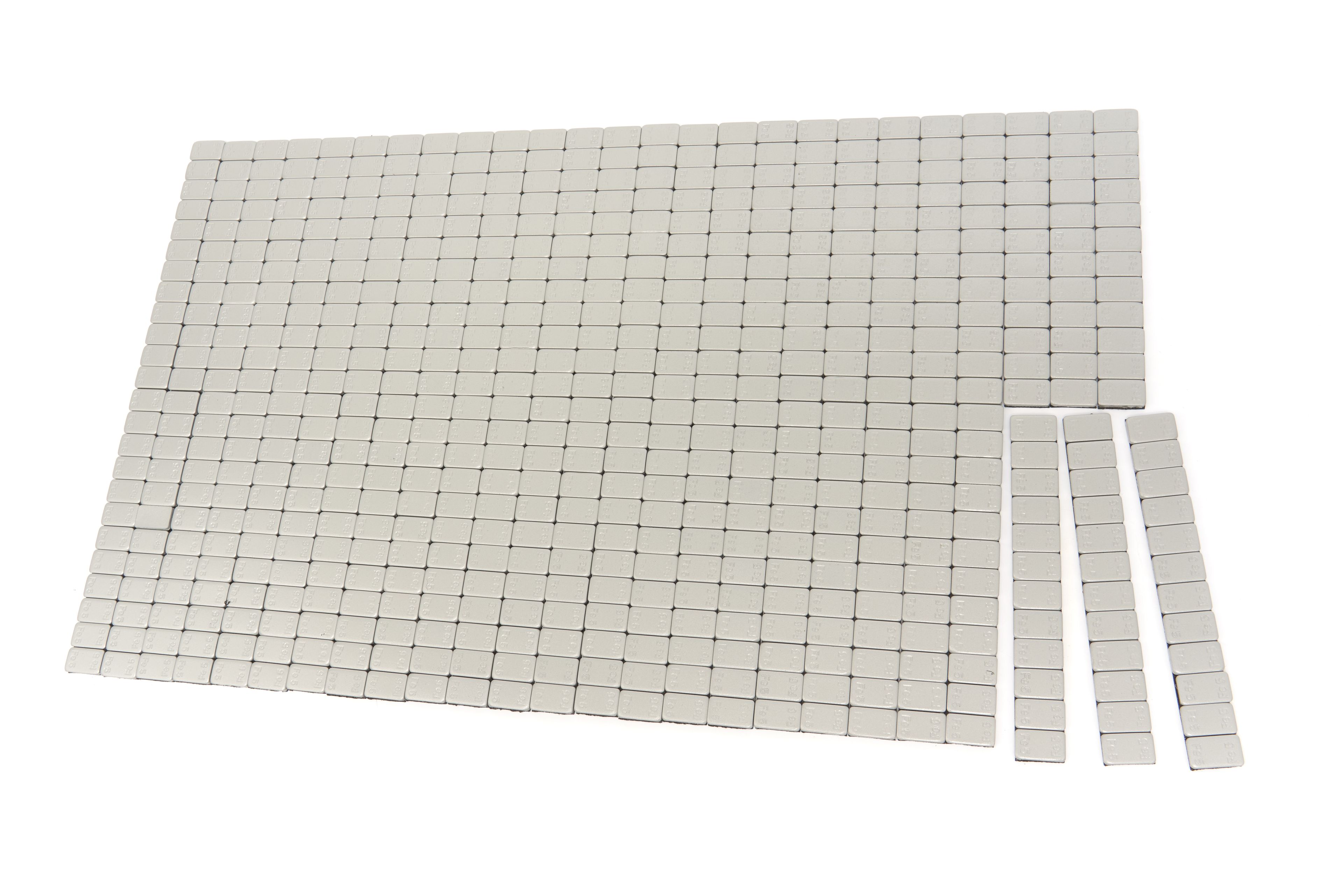 HBM 50 pièces 12 x 5 grammes Poids pour bâton d'équilibrage, poids de roue Image 5