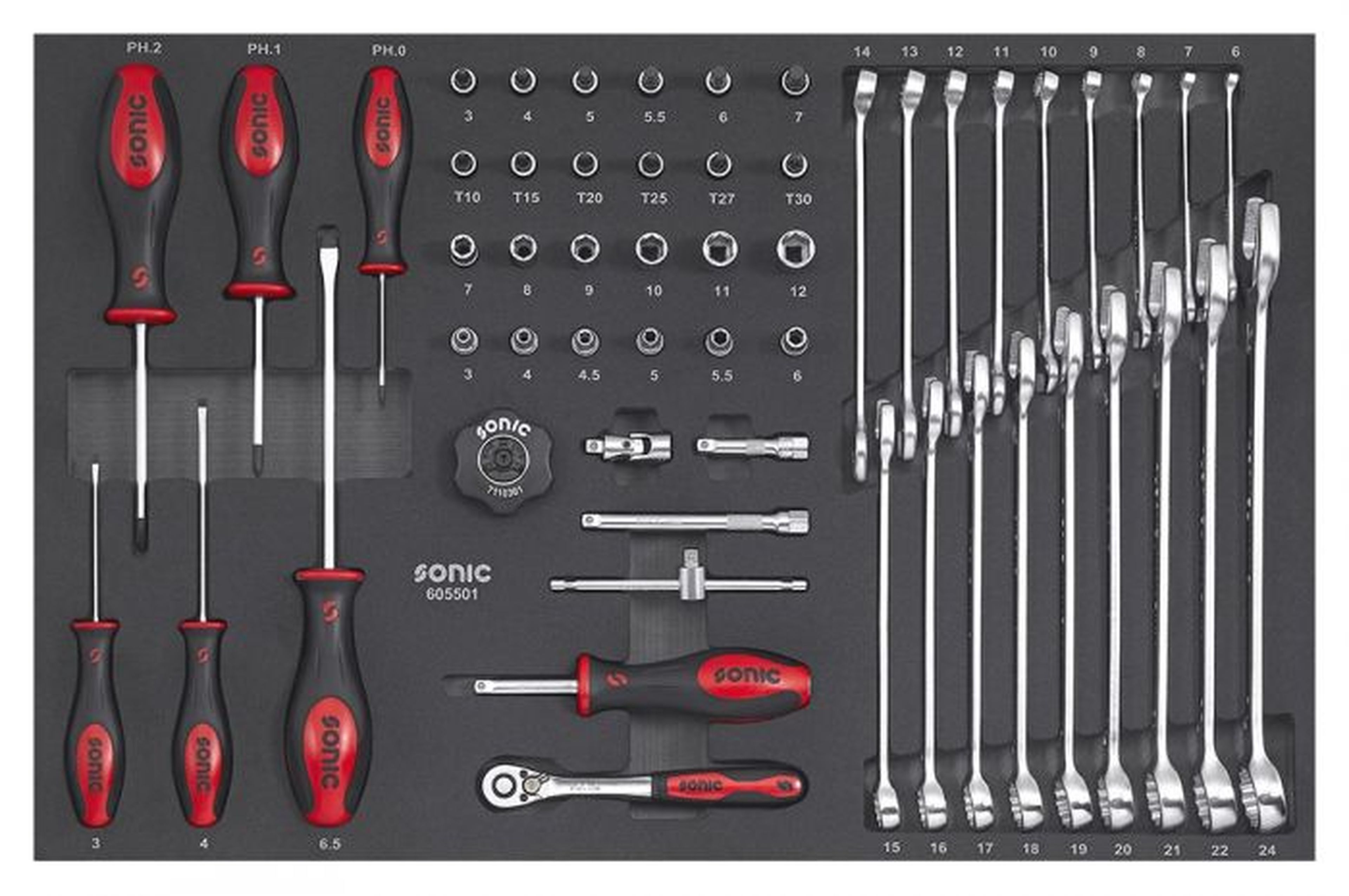 Sonic Next S7 gevulde gereedschapswagen 140-delig Image 6