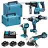 Makita set combinato 4 pezzi, DLX4192TJ Image 1