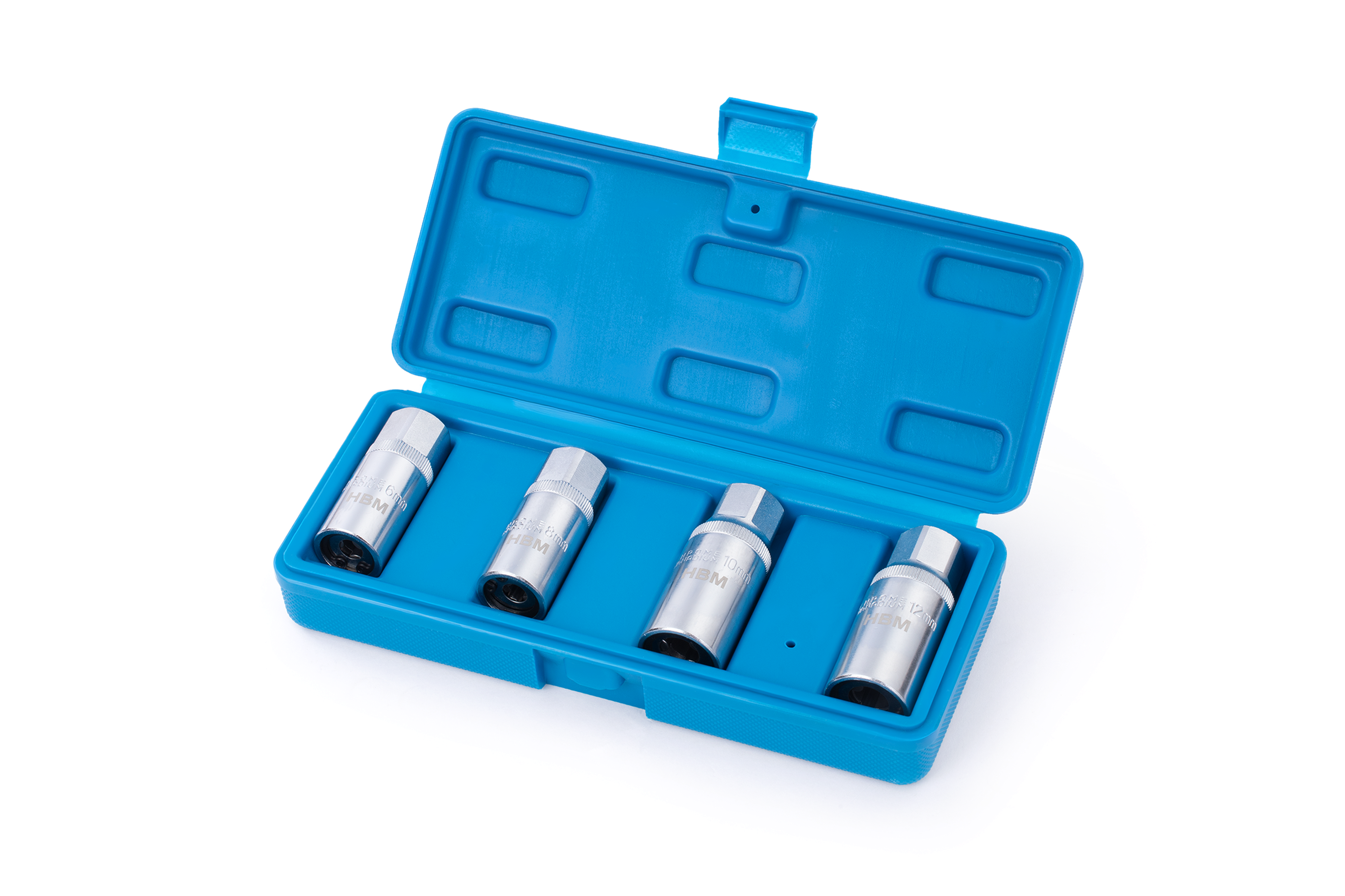 HBM draadeind en tapeind uitdraaiset, 4 delig