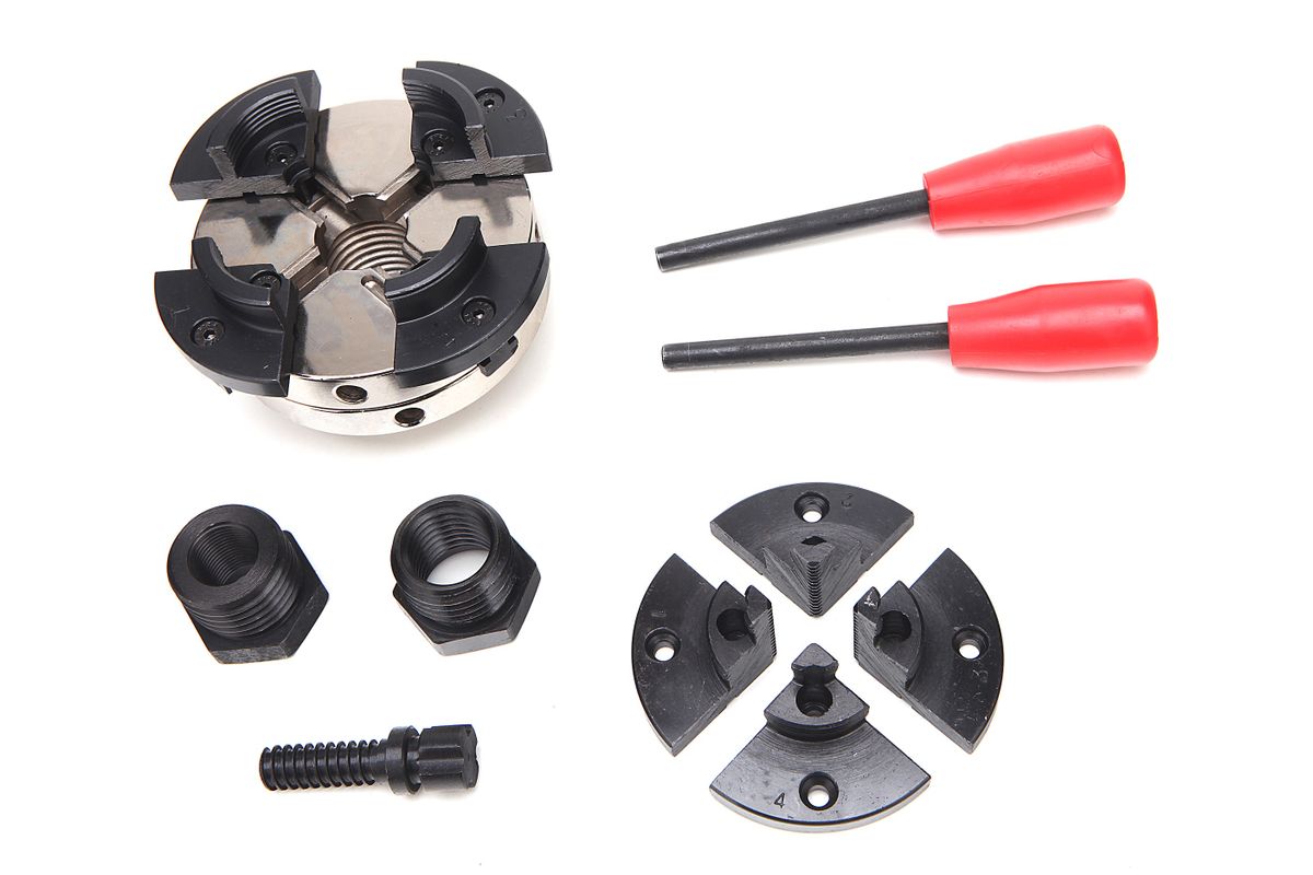HBM CK 4 - 4 S Placa de sujeción de madera para torno de madera