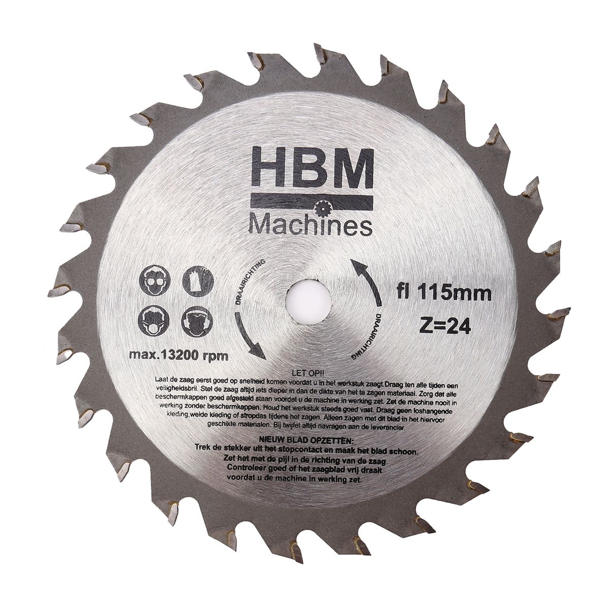 HBM 115 x 10 x 1,7 mm. Disco de sierra Widia