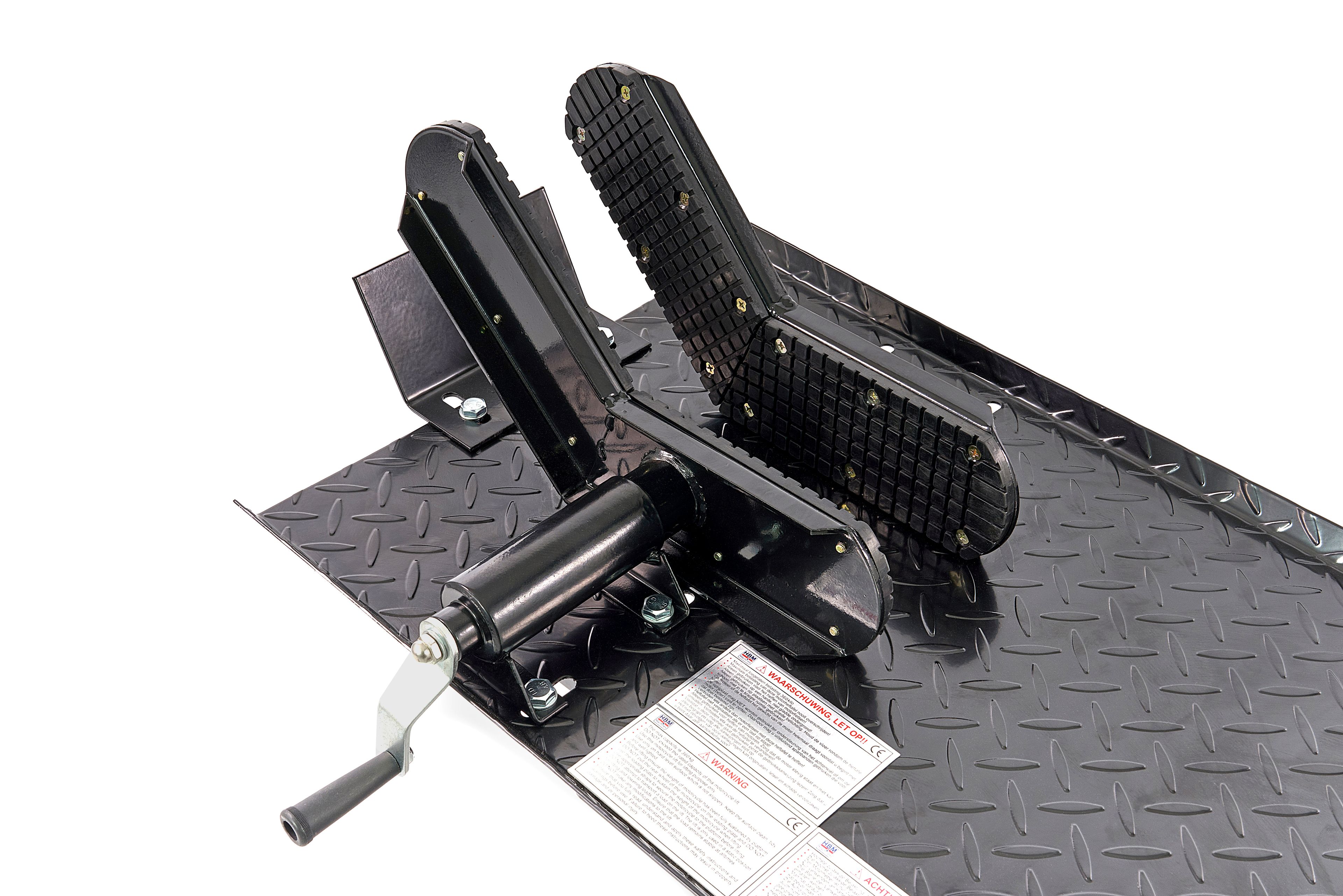 HBM Tavola sollevamento moto 360 kg – Nero Image 10